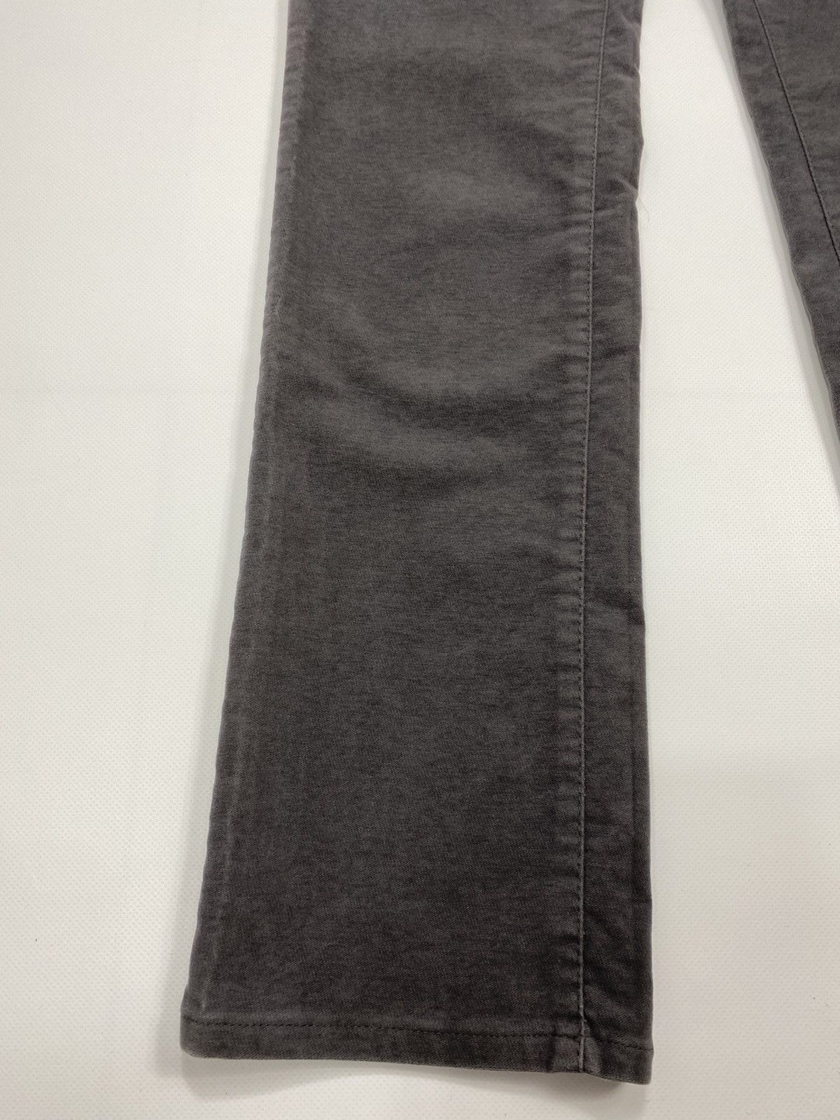 Dolce & Gabbana 🔥LASTDROP🔥 DG Velour Grey Stonewashed High Waist Pants Size 29" - 3 Thumbnail