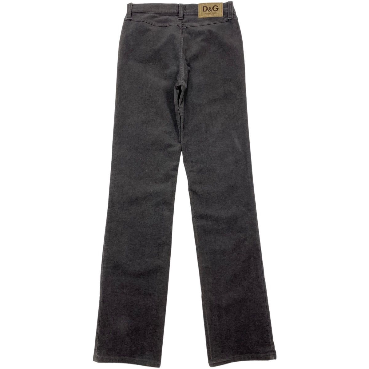 Dolce & Gabbana 🔥LASTDROP🔥 DG Velour Grey Stonewashed High Waist Pants Size 29" - 1 Thumbnail