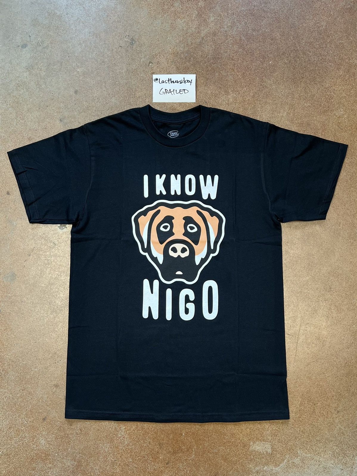 Human Made Nigo x Human Made x Victor Victor “I Know Nigo” Tee Black S |  Grailed