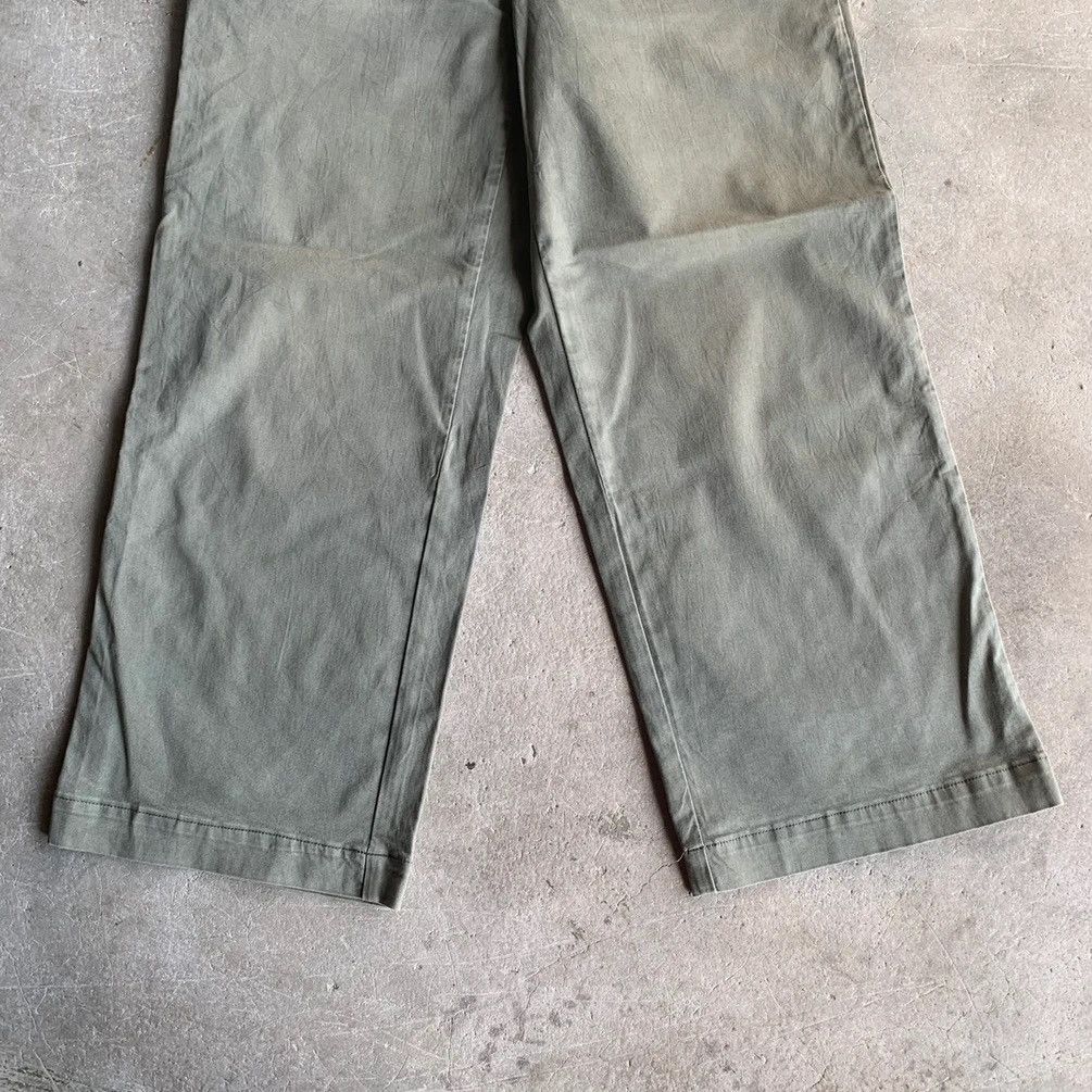 Japanese Brand 23 VINGT TROIS TROUSERS FADED BAGGY CHINO PANTS Size US 32 / EU 48 - 2 Thumbnail
