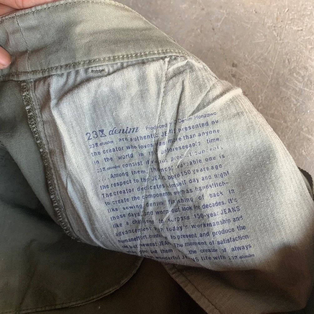 Japanese Brand 23 VINGT TROIS TROUSERS FADED BAGGY CHINO PANTS Size US 32 / EU 48 - 6 Thumbnail