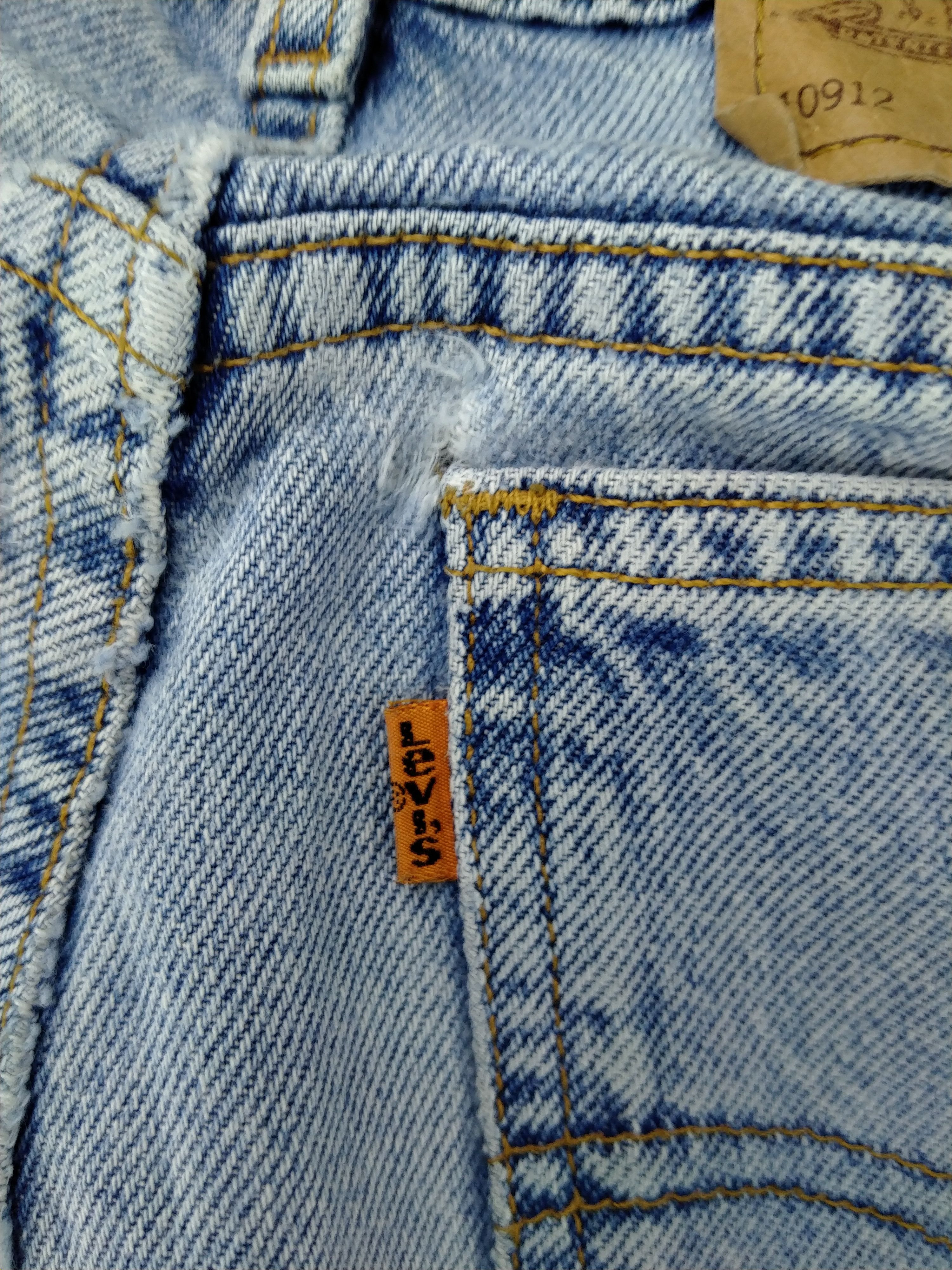 Levi's Vintage Levi's 912 Slim Fit Orange Tab Denim 29x32.5 -JN328 Size US 29 - 10 Thumbnail