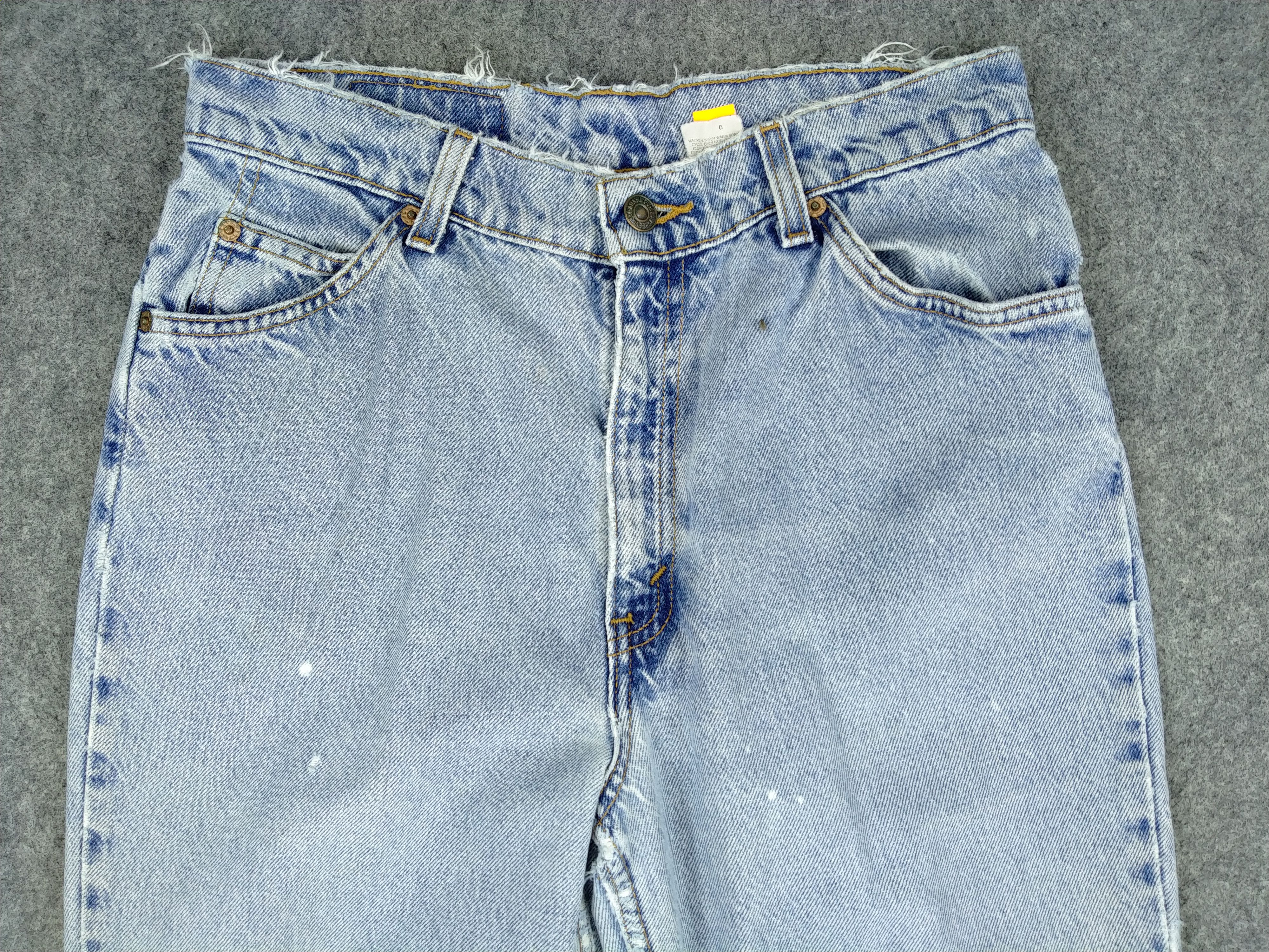 Levi's Vintage Levi's 912 Slim Fit Orange Tab Denim 29x32.5 -JN328 Size US 29 - 3 Thumbnail
