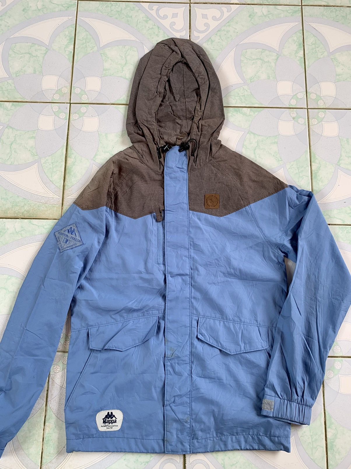 Kappa Vintage Kappa Full Zip Hooded Light Jacket Size US S / EU 44-46 / 1 - 1 Thumbnail