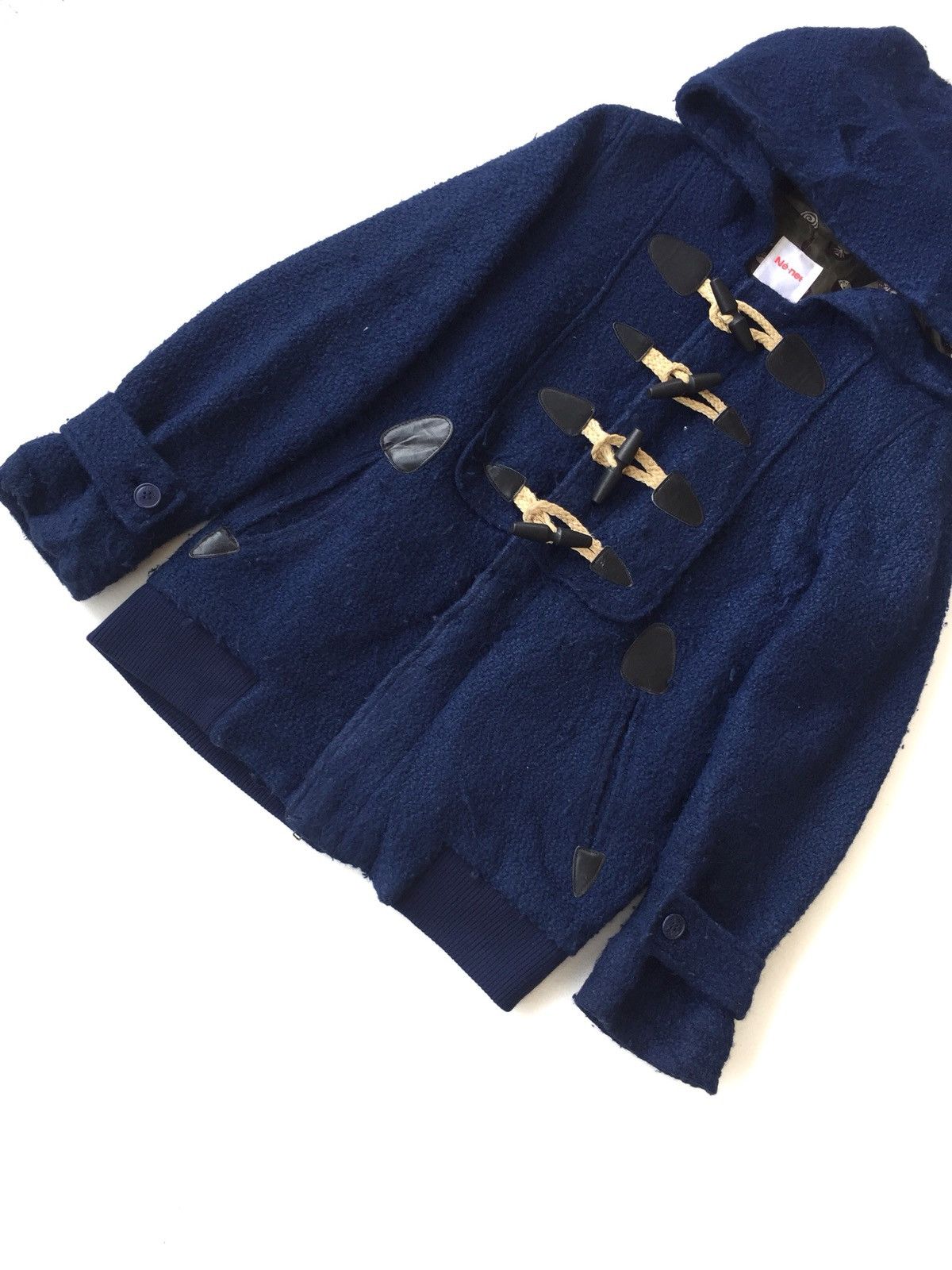 Issey Miyake GRAIL🔥Issey Miyake Ne-Net Rayon Blend Duffle Tweed Coat Size US S / EU 44-46 / 1 - 5 Thumbnail