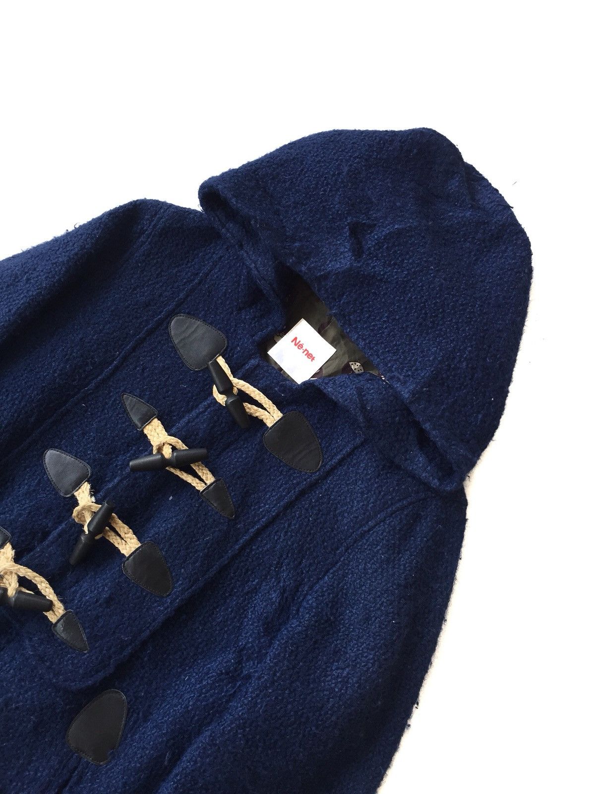 Issey Miyake GRAIL🔥Issey Miyake Ne-Net Rayon Blend Duffle Tweed Coat Size US S / EU 44-46 / 1 - 4 Thumbnail
