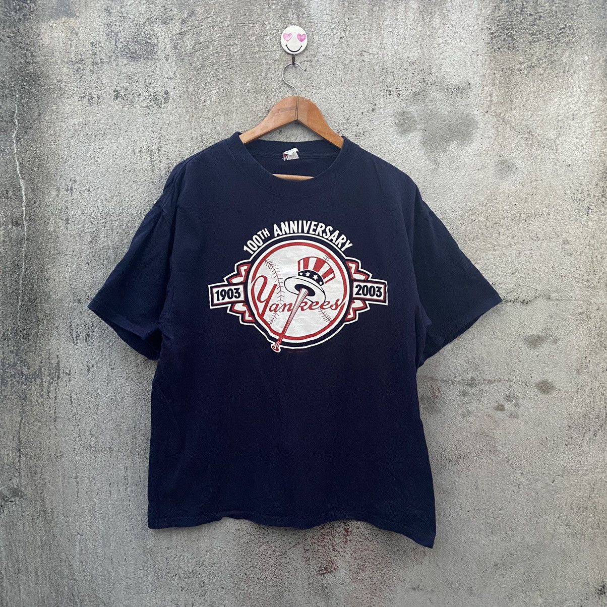 Majestic Vintage 2003 yankees aniversary tshirt Size US L / EU 52-54 / 3 - 1 Thumbnail