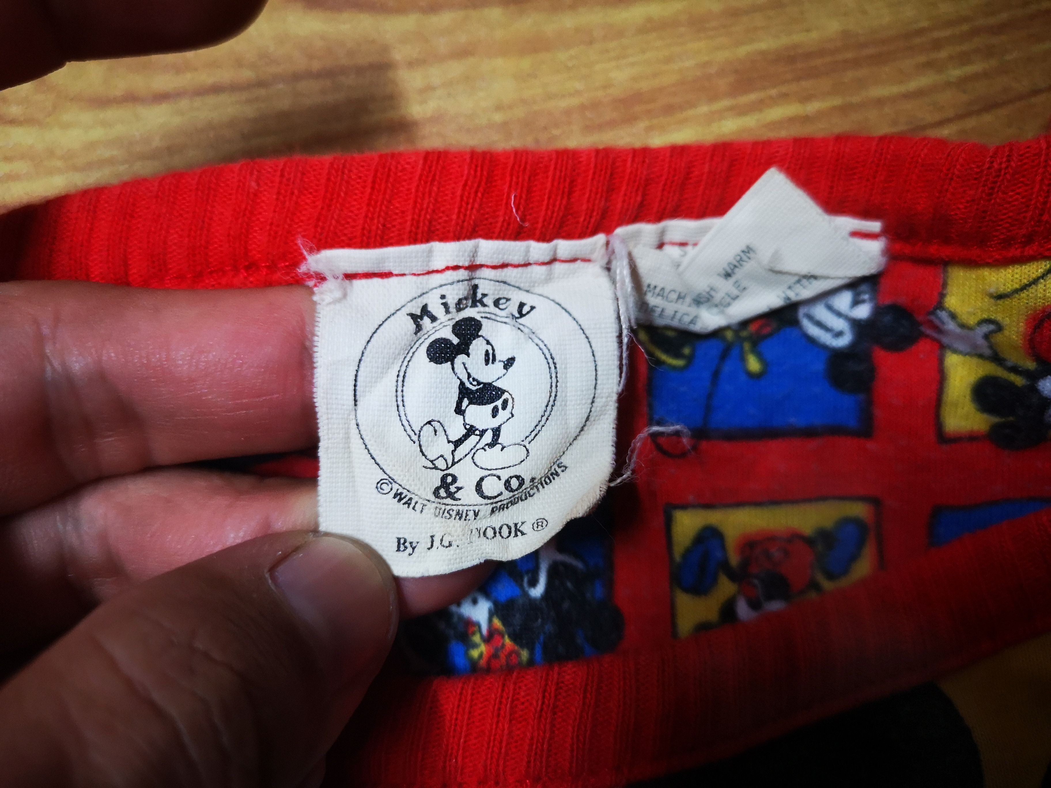 Disney Vintage Mickey 80s Over Print x Reversible Size US L / EU 52-54 / 3 - 6 Thumbnail