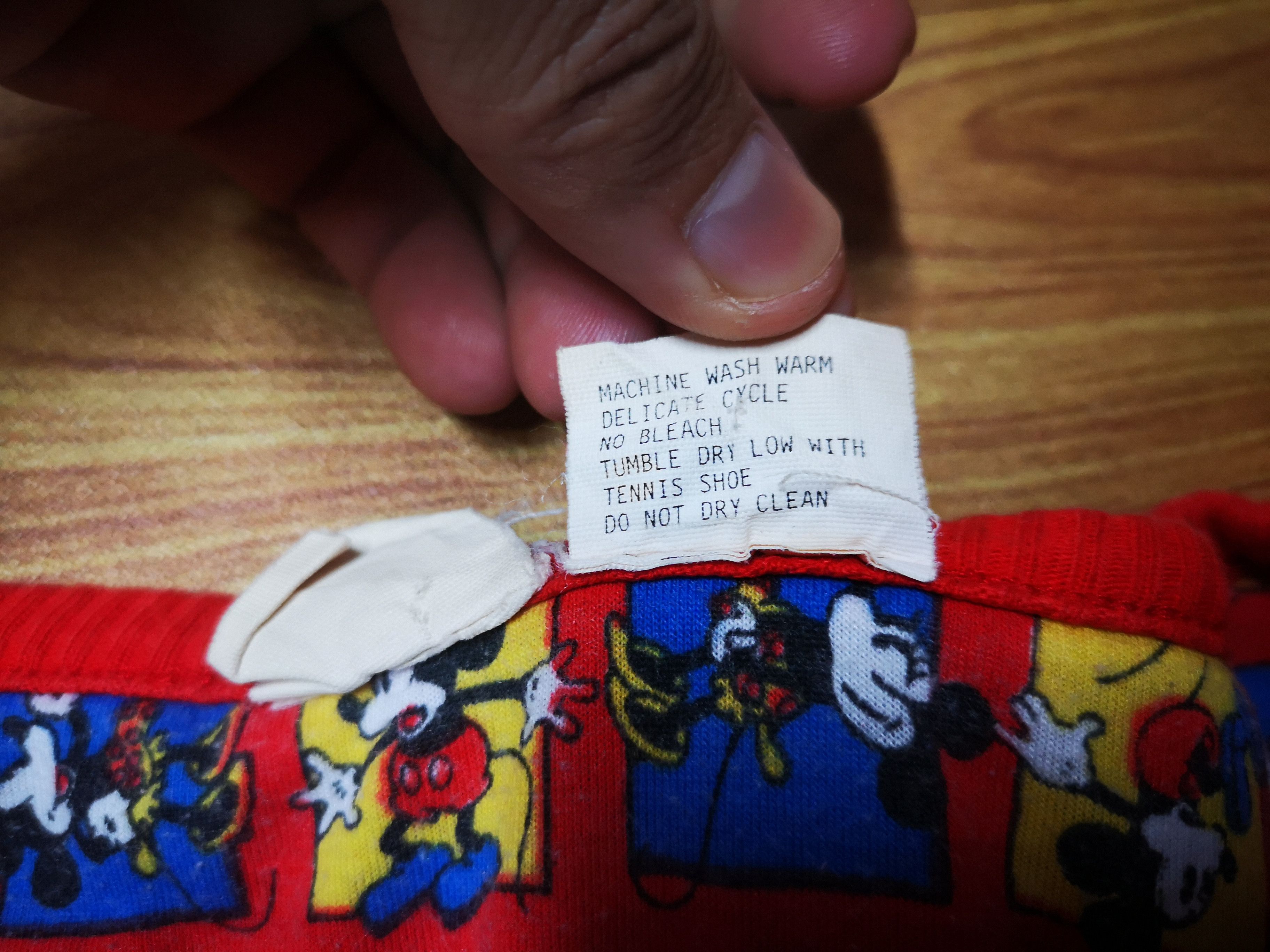 Disney Vintage Mickey 80s Over Print x Reversible Size US L / EU 52-54 / 3 - 5 Thumbnail