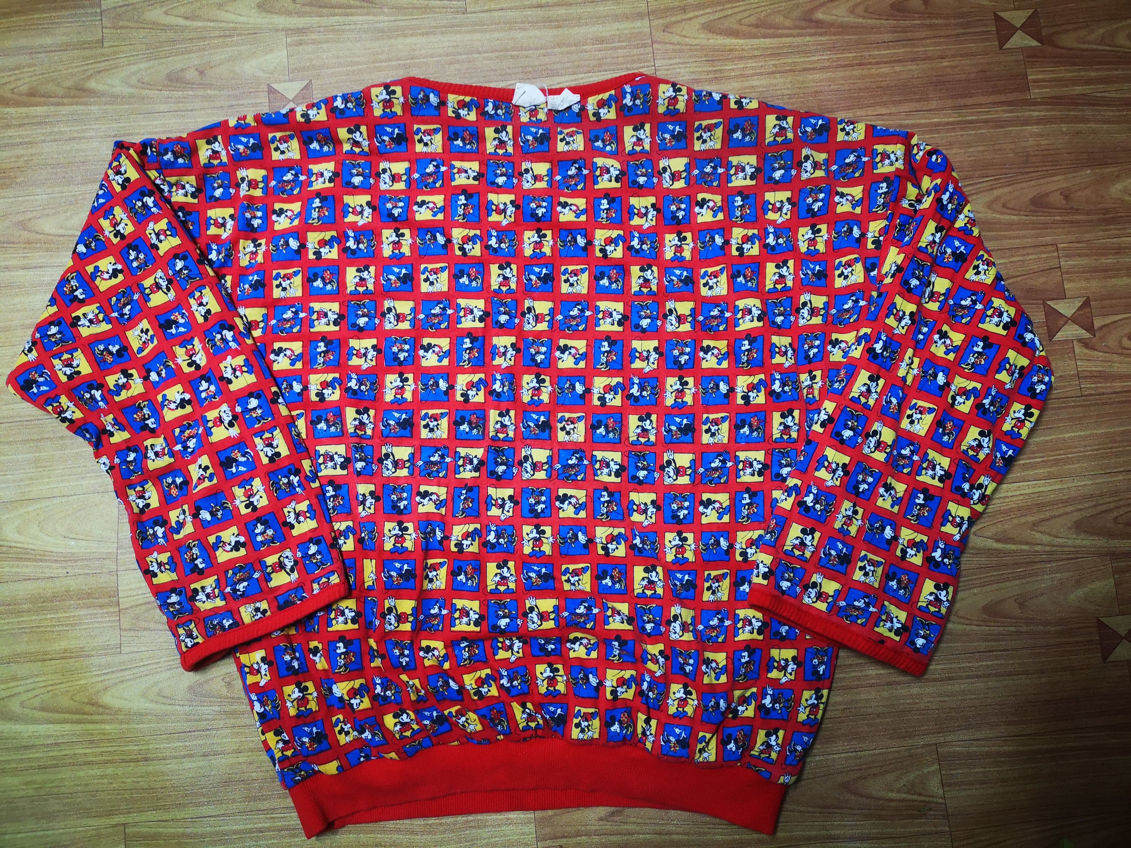 Disney Vintage Mickey 80s Over Print x Reversible Size US L / EU 52-54 / 3 - 4 Thumbnail