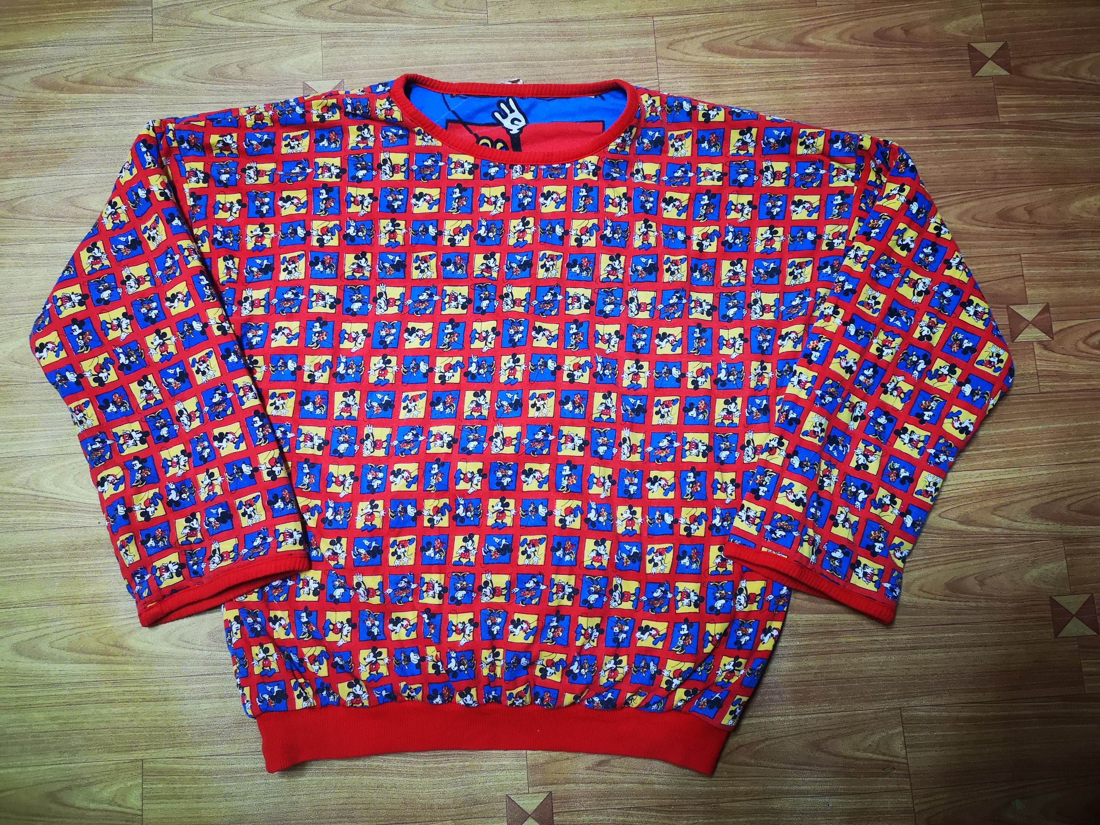 Disney Vintage Mickey 80s Over Print x Reversible Size US L / EU 52-54 / 3 - 3 Thumbnail