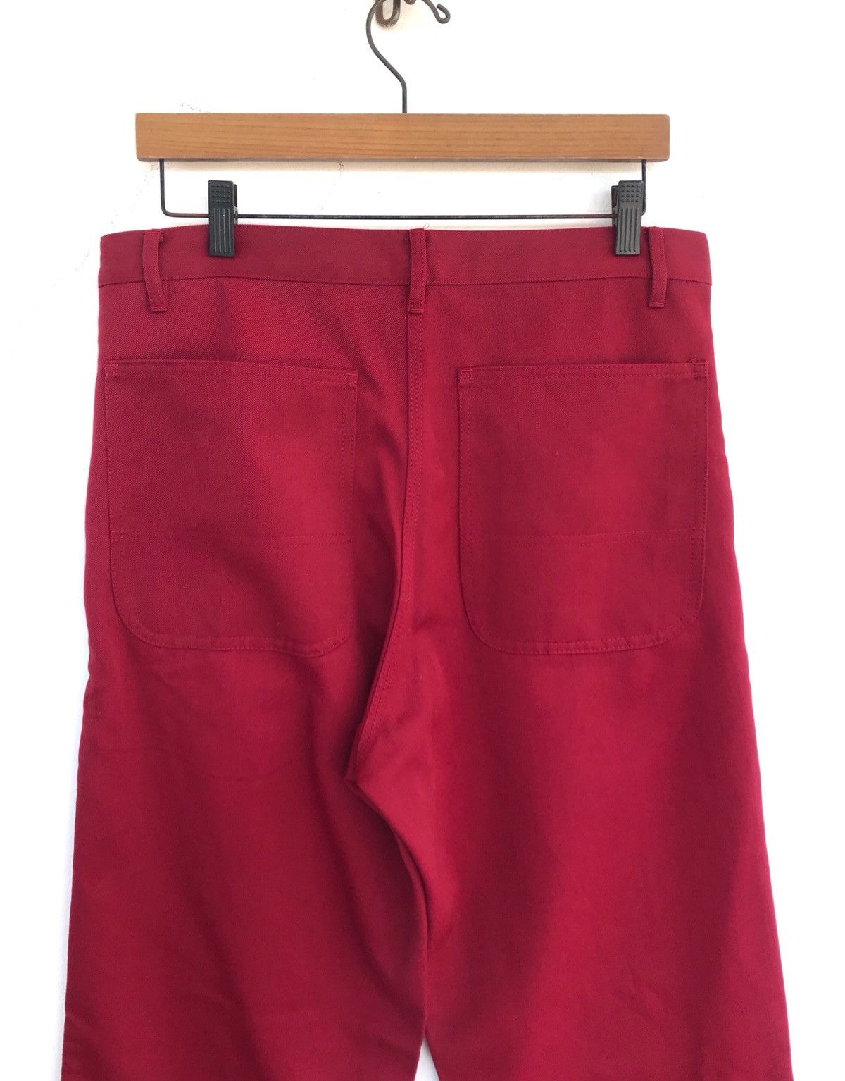 Comme des Garcons Homme Plus Comme des Garçons Homme Plus Red Casual Pants Japan Designer Size US 32 / EU 48 - 6 Thumbnail