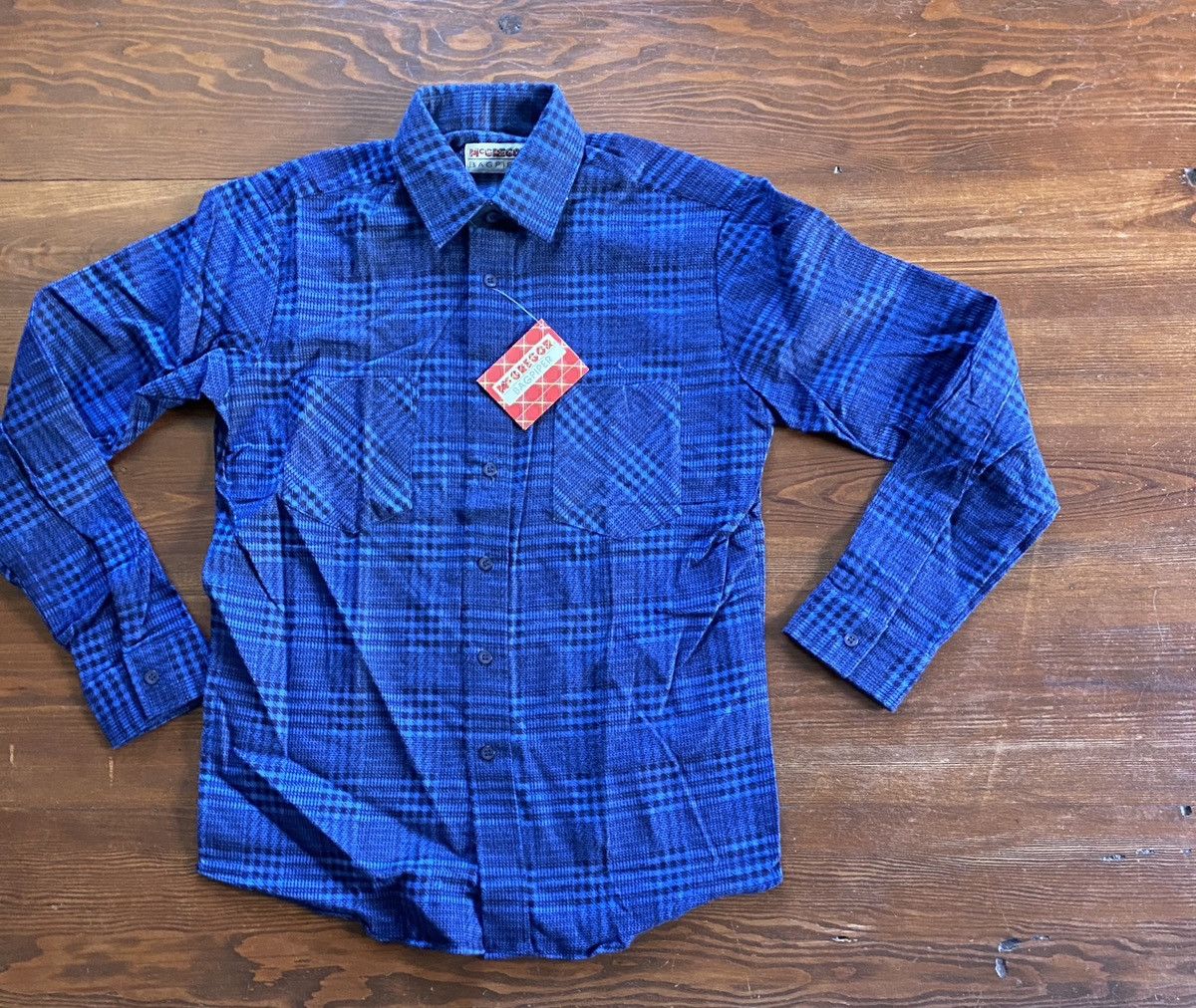 Flannel Vintage NWT 80’s McGregor Flannel Long Sleeve Button Up Size US S / EU 44-46 / 1 - 1 Thumbnail