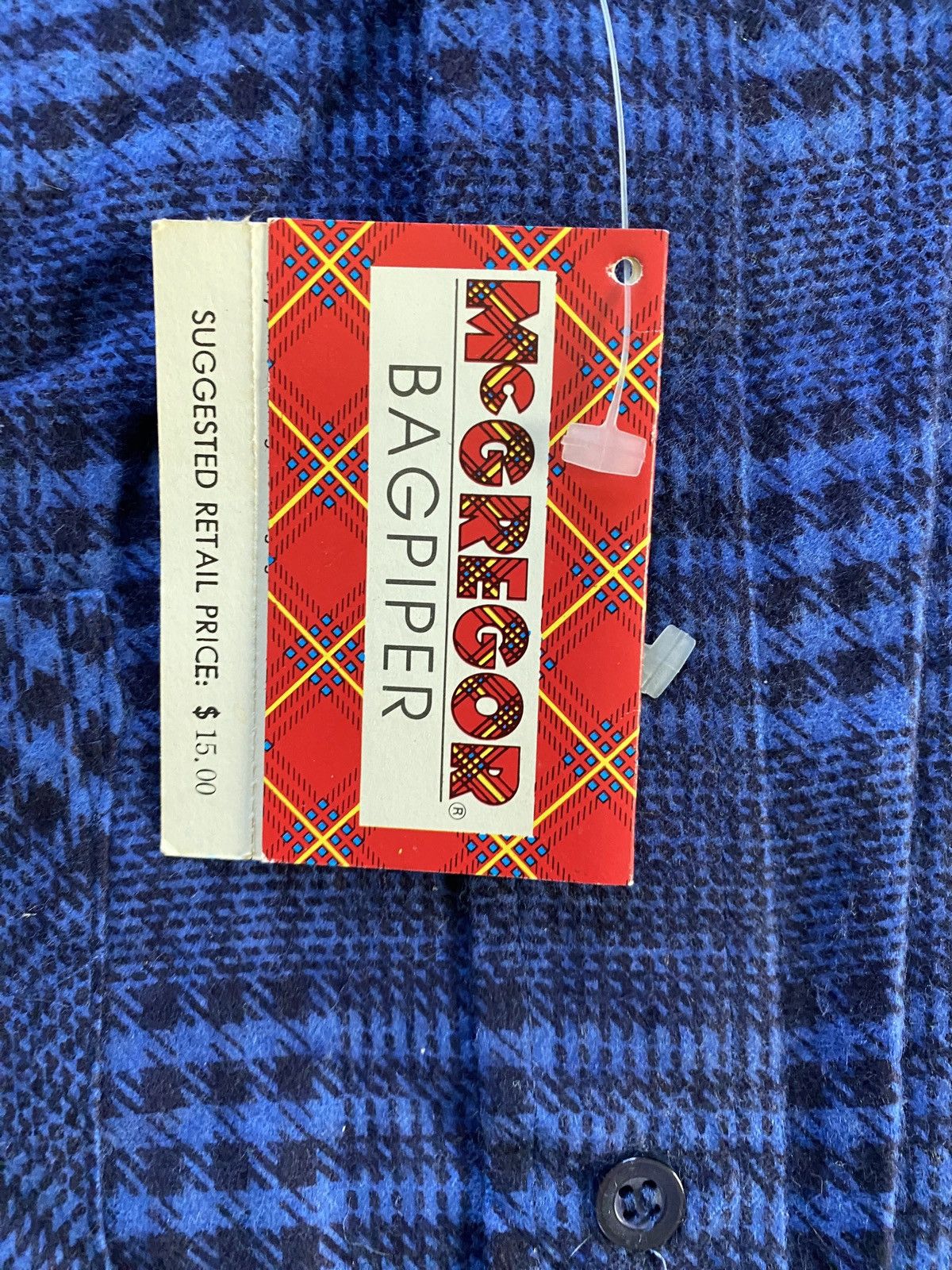 Flannel Vintage NWT 80’s McGregor Flannel Long Sleeve Button Up Size US S / EU 44-46 / 1 - 5 Thumbnail