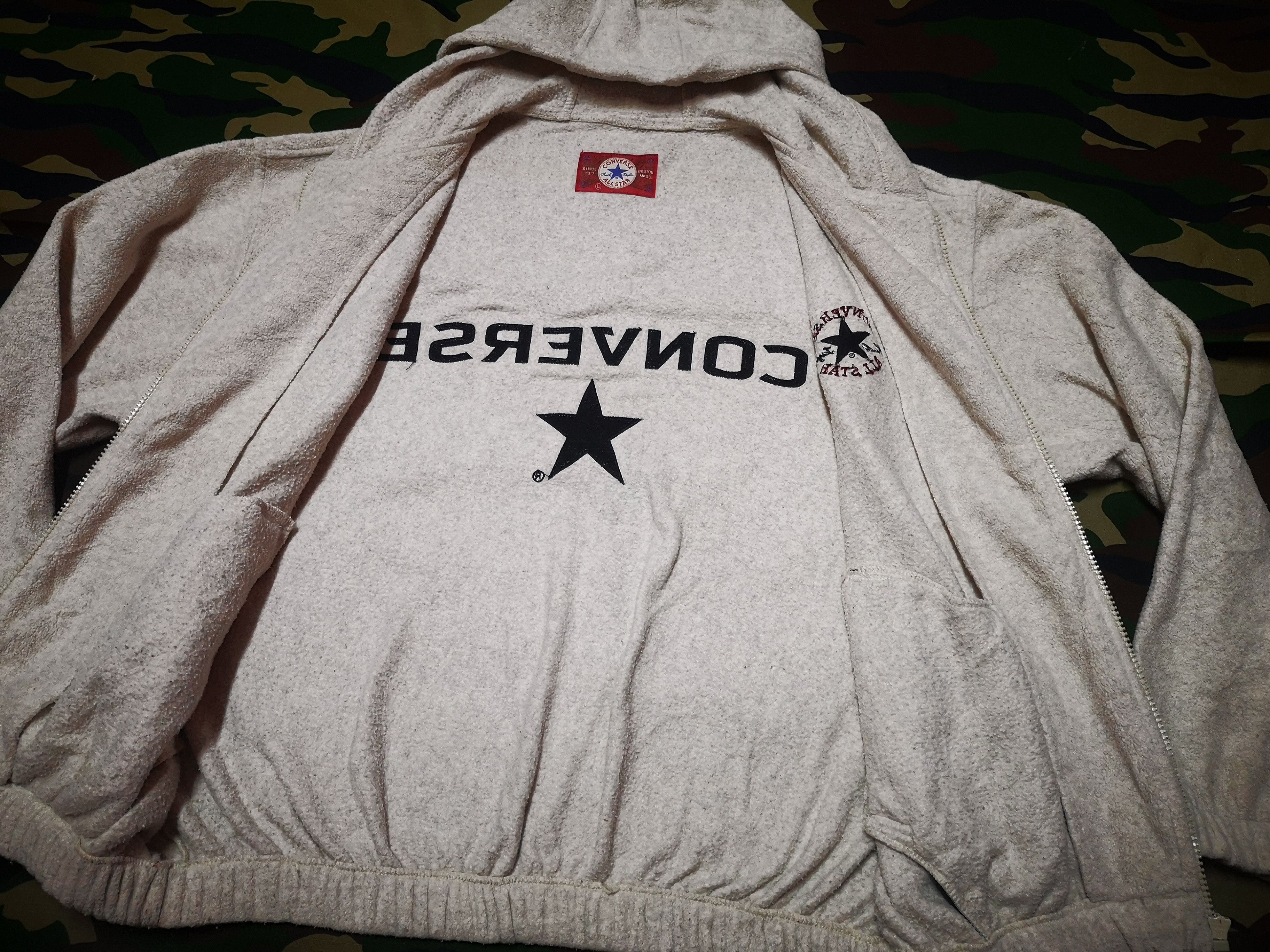 Converse Converse fleece Big Logo Hoodie Spell Out Size US L / EU 52-54 / 3 - 5 Thumbnail