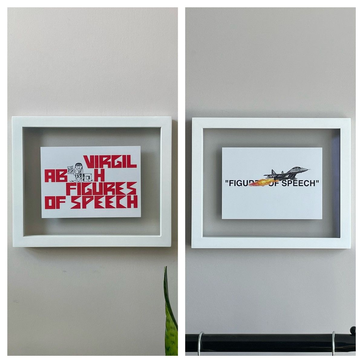 image of Set Of 2 - Virgil Abloh Stone Age & Jet Posters in White, Men's