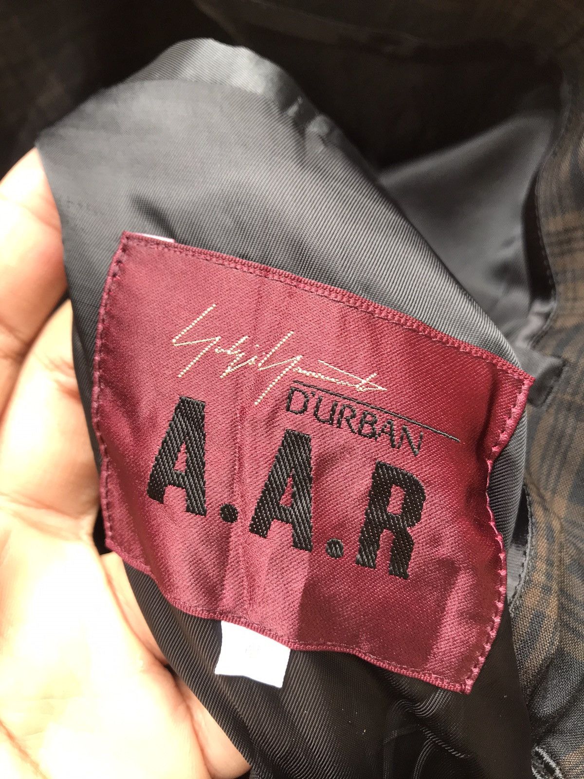 Yohji Yamamoto Yohji Yamamoto Tartan Check Utility Blazer AW/SS Collection Size 38R - 3 Thumbnail