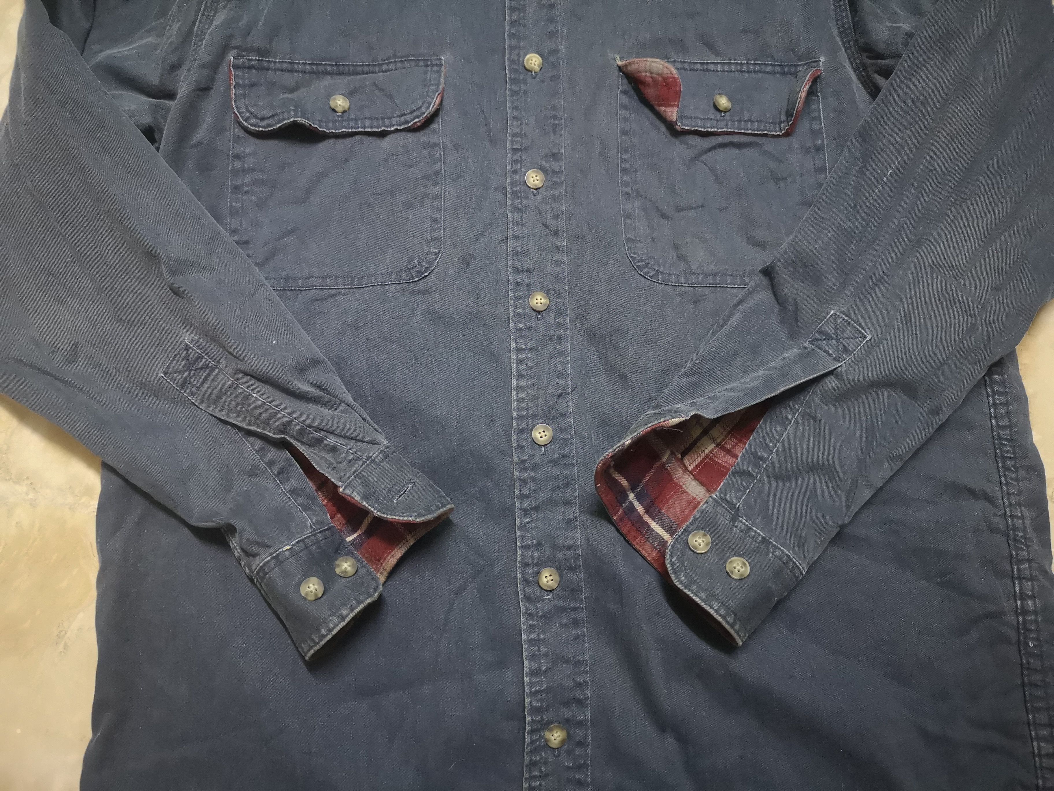 Flannel × L.L. Bean × Vintage L.L.Bean Long Sleeve Button up Size US S / EU 44-46 / 1 - 3 Thumbnail
