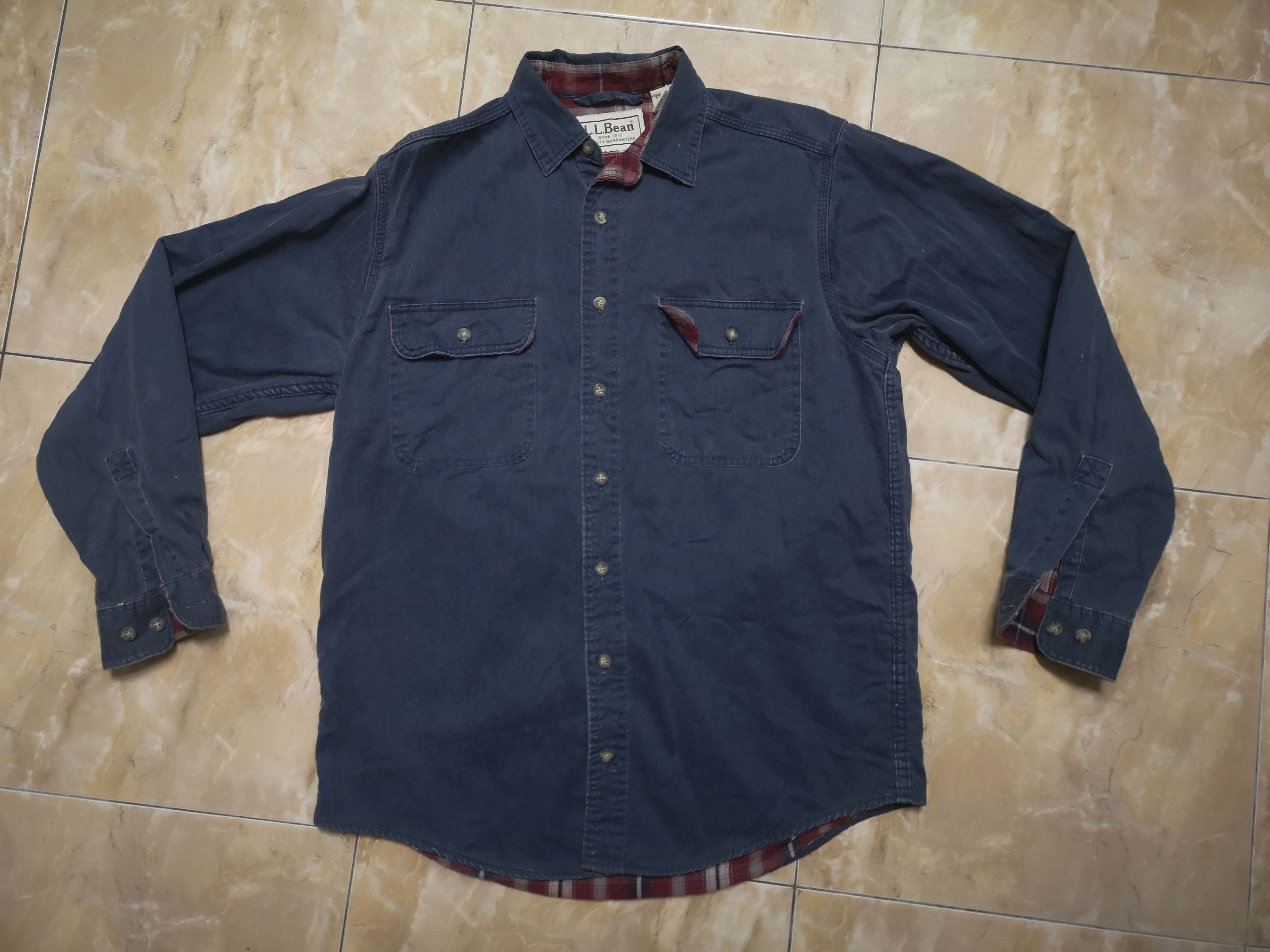 Flannel × L.L. Bean × Vintage L.L.Bean Long Sleeve Button up Size US S / EU 44-46 / 1 - 1 Thumbnail