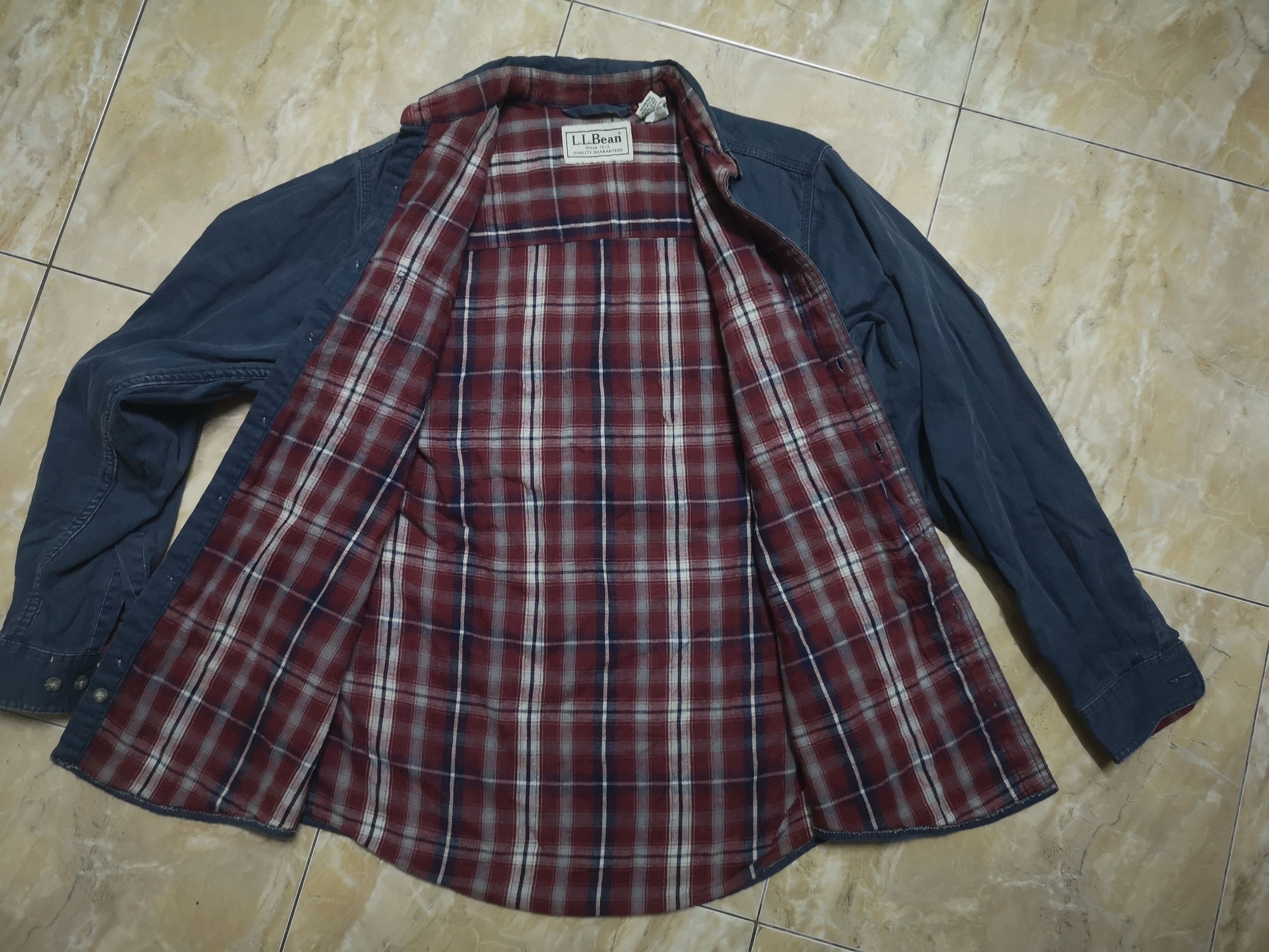 Flannel × L.L. Bean × Vintage L.L.Bean Long Sleeve Button up Size US S / EU 44-46 / 1 - 4 Thumbnail