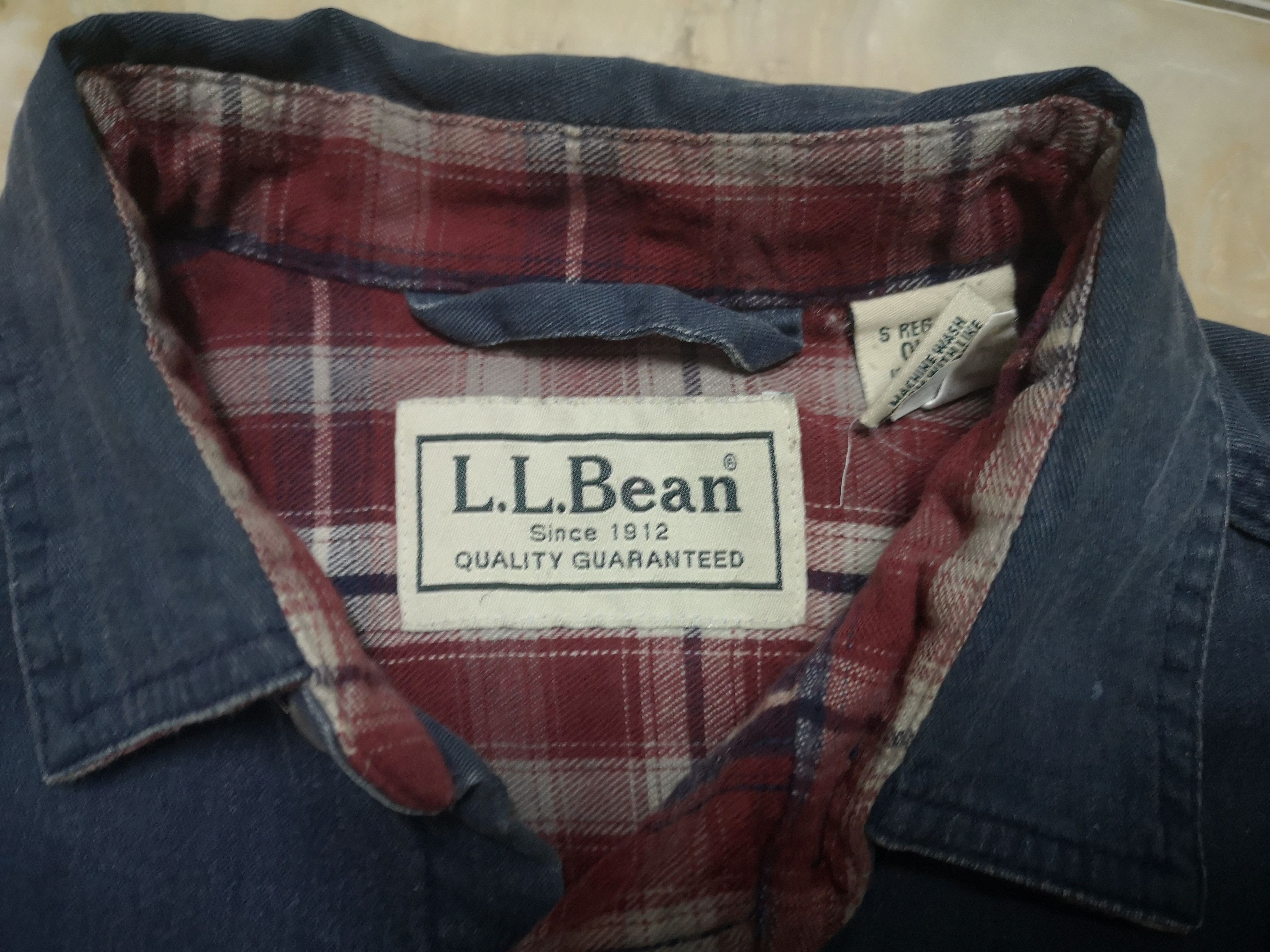 Flannel × L.L. Bean × Vintage L.L.Bean Long Sleeve Button up Size US S / EU 44-46 / 1 - 5 Thumbnail