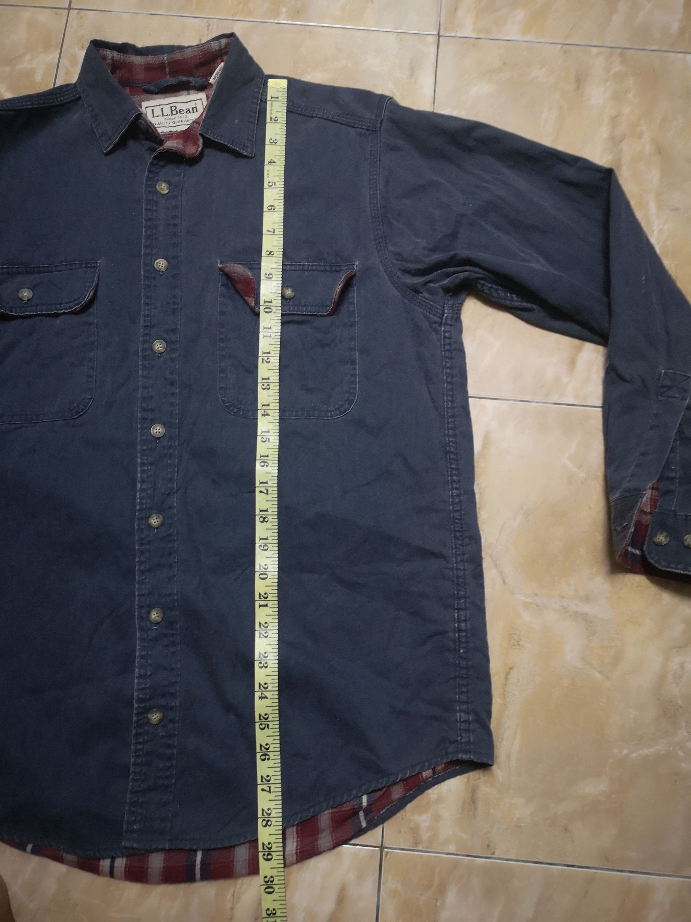 Flannel × L.L. Bean × Vintage L.L.Bean Long Sleeve Button up Size US S / EU 44-46 / 1 - 9 Thumbnail