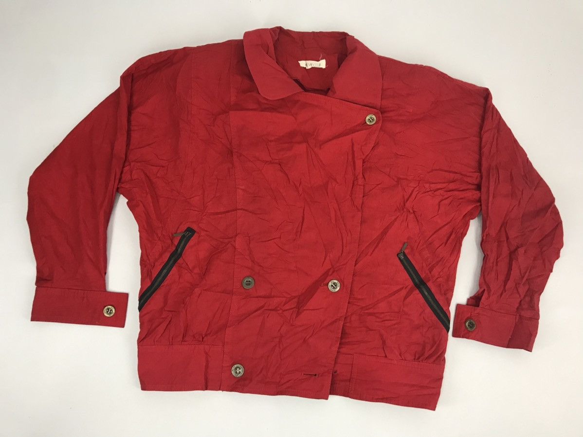 image of Vintage Vievie Club Jacket Classic Wear Double Breasted in Red, Men's (Size Medium)