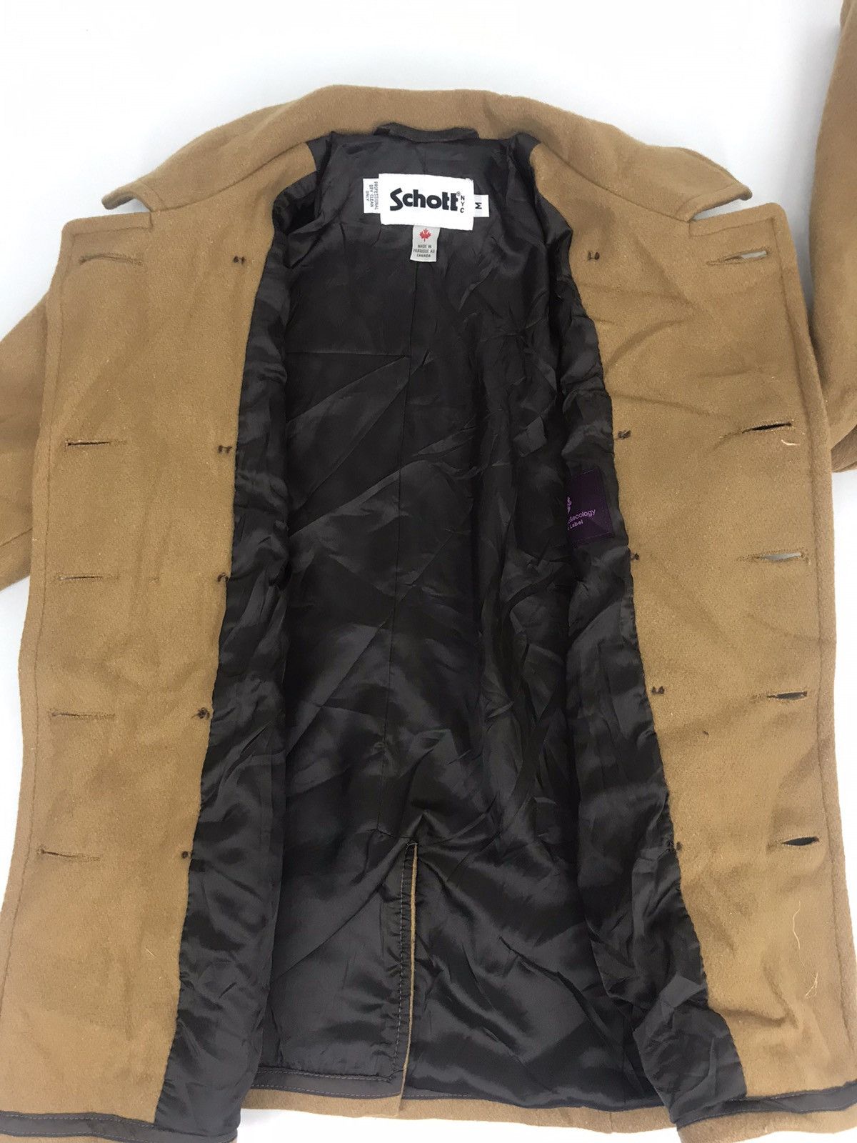 Schott Schott NYC Jacket Blazer Coat Double Breast Pea Size S / US 4 / IT 40 - 3 Thumbnail
