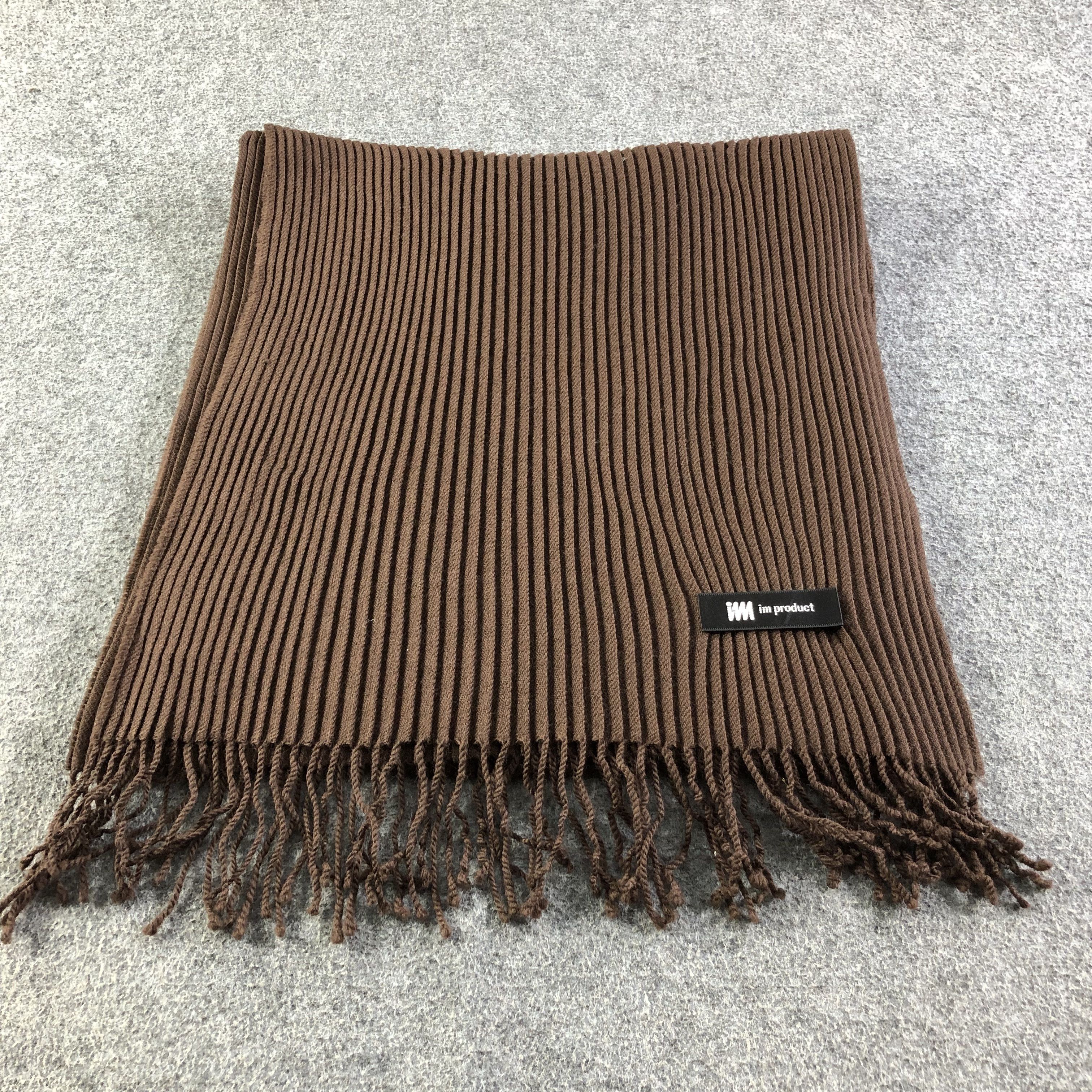 Issey Miyake Issey Miyake Pleated Scarf Muffler Neck Wrap V1722 Size ONE SIZE - 4 Thumbnail