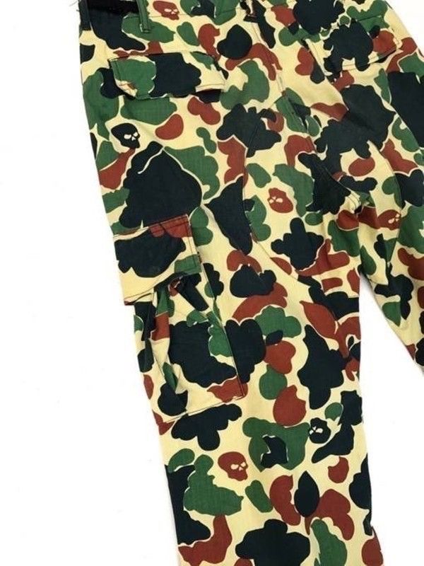 Japanese Brand Satan Arbeit Military Camo Skull Parachute Streetwear Pants Size US 34 / EU 50 - 8 Thumbnail
