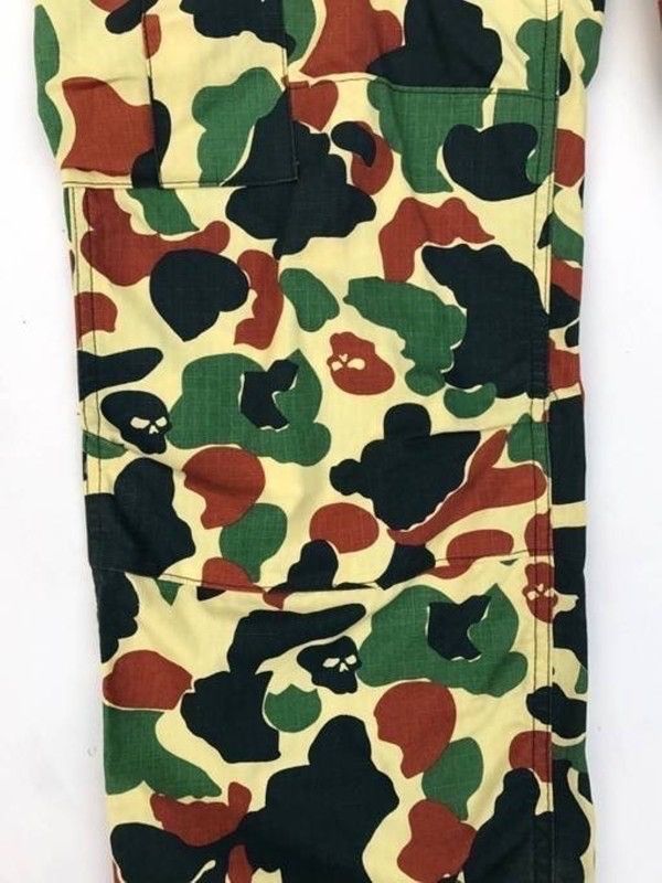 Japanese Brand Satan Arbeit Military Camo Skull Parachute Streetwear Pants Size US 34 / EU 50 - 6 Thumbnail