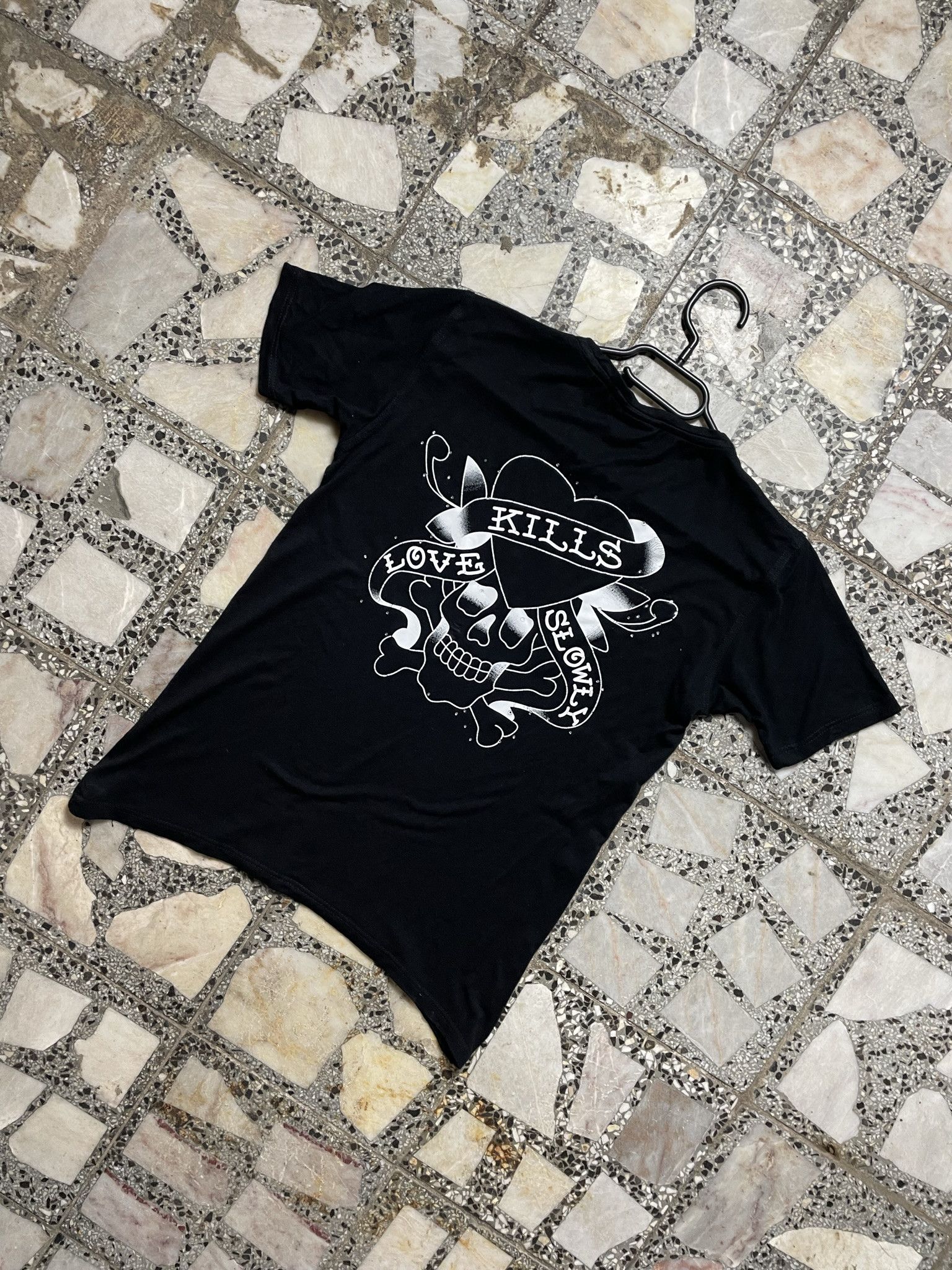 Christian Audigier × Ed Hardy × Vintage VINTAGE ED HARDY Y2K BLACK CHRISIAN AUDIGIER TEE Size US M / EU 48-50 / 2 - 1 Thumbnail