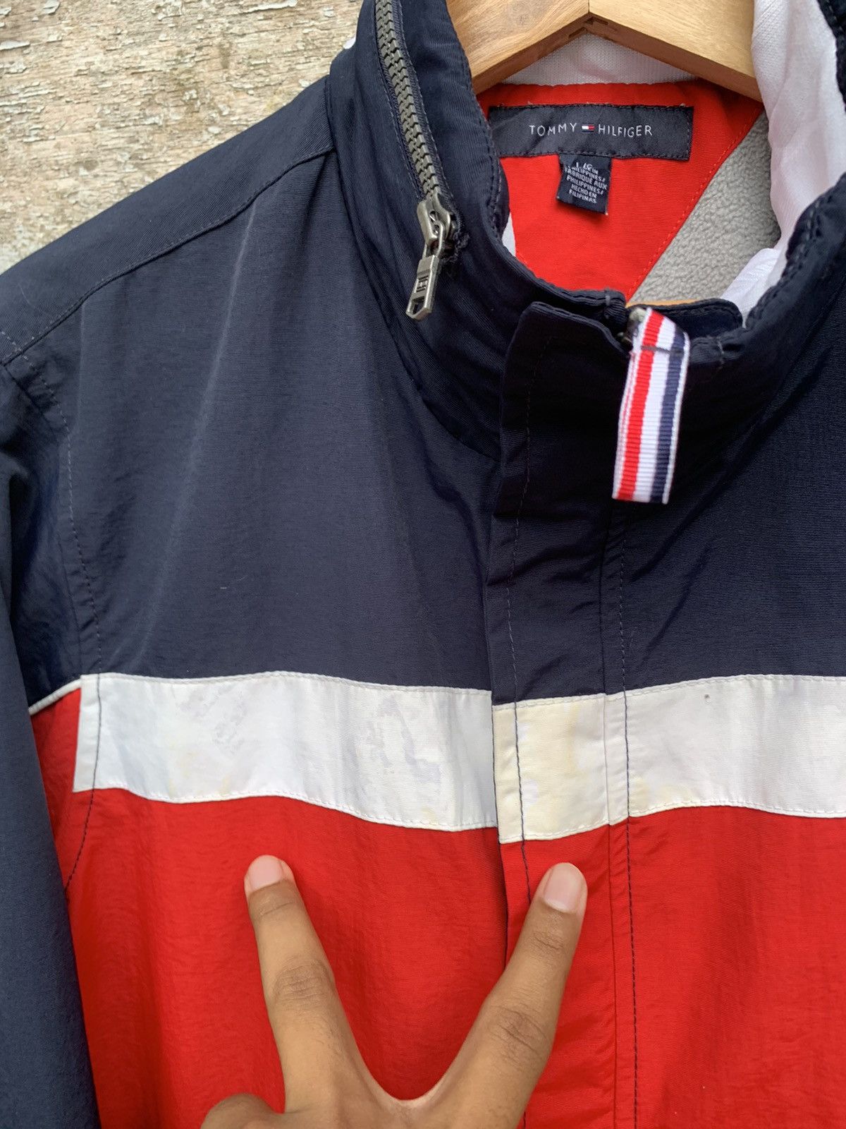 Tommy Hilfiger 👹TOMMY HILFIGER CHICAGO COLORBLOCK JACKET Size US L / EU 52-54 / 3 - 14 Thumbnail