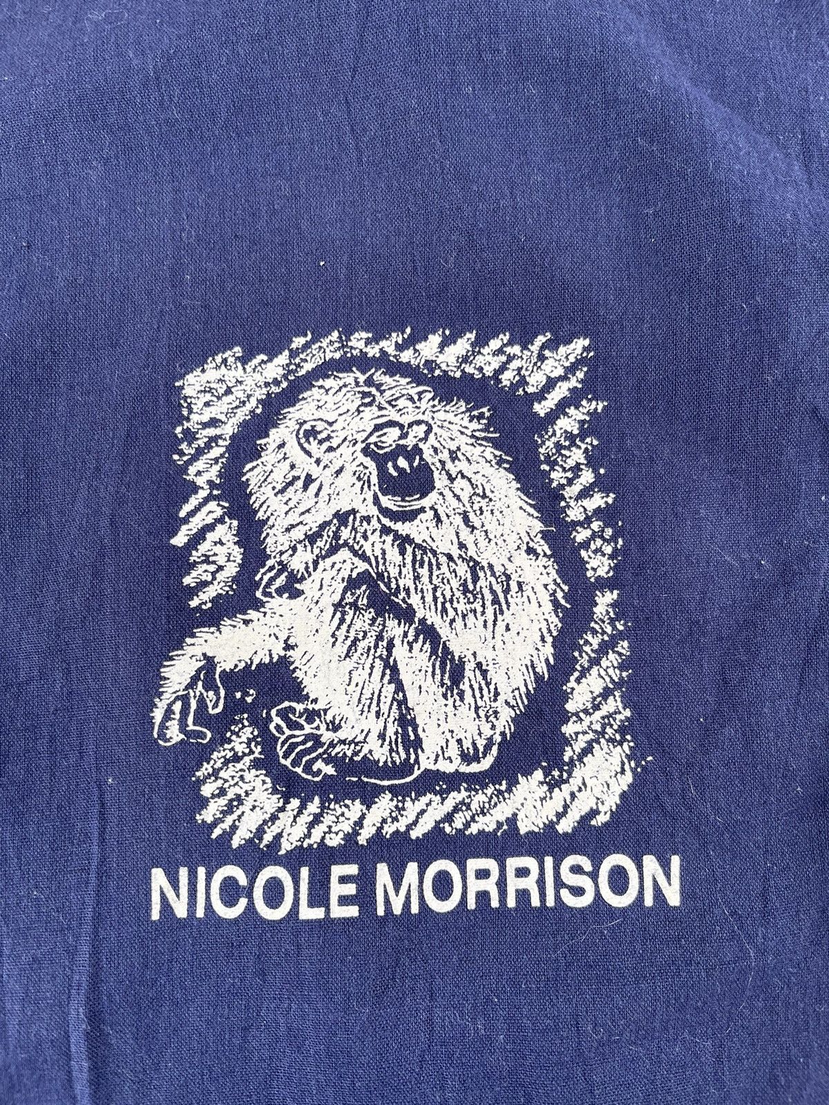 Japanese Brand Vtg Nicole Morrison Chimpanzee Graphic Noragi Wrap Jacket Size US M / EU 48-50 / 2 - 4 Thumbnail