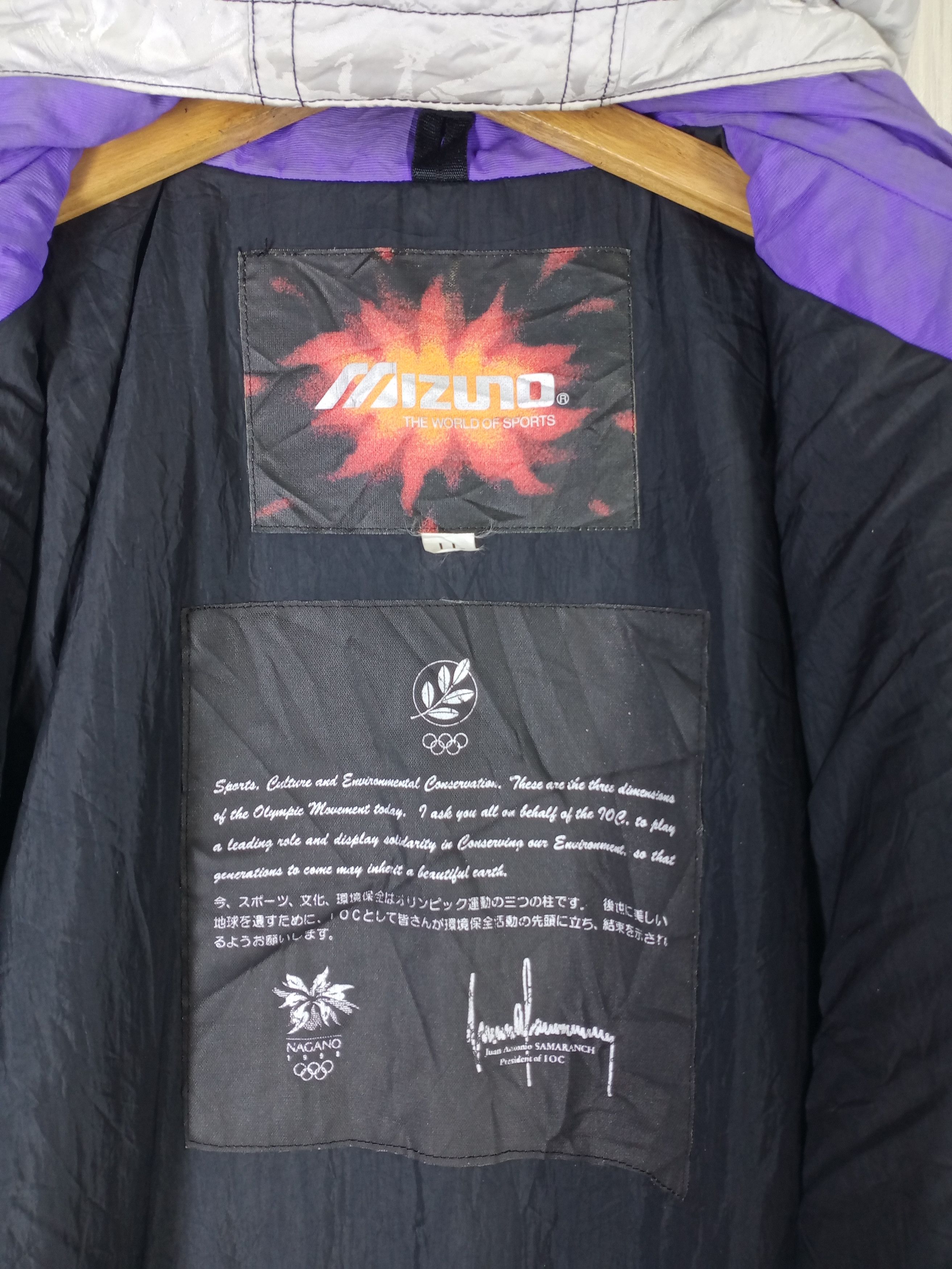 USA Olympics Rare Vintage 1998 Mizuno Nagano Olympic Japan Winter Jacket Size US XL / EU 56 / 4 - 7 Thumbnail
