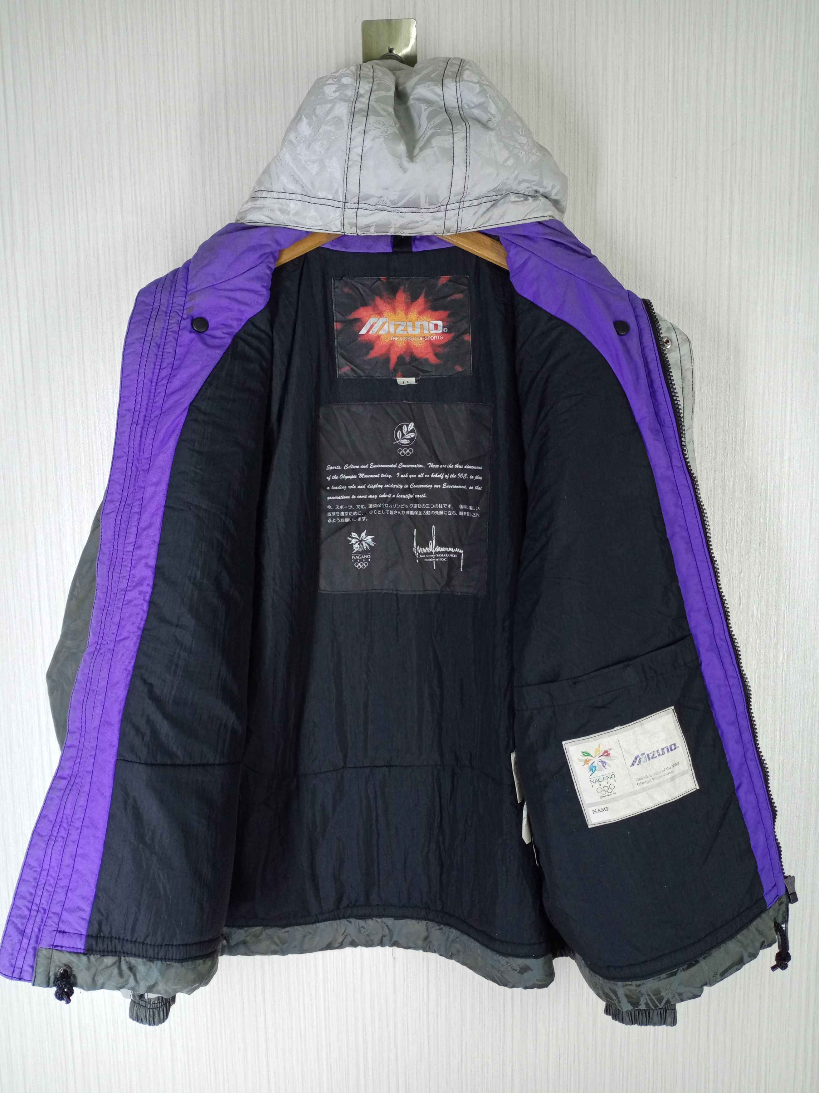 USA Olympics Rare Vintage 1998 Mizuno Nagano Olympic Japan Winter Jacket Size US XL / EU 56 / 4 - 2 Thumbnail