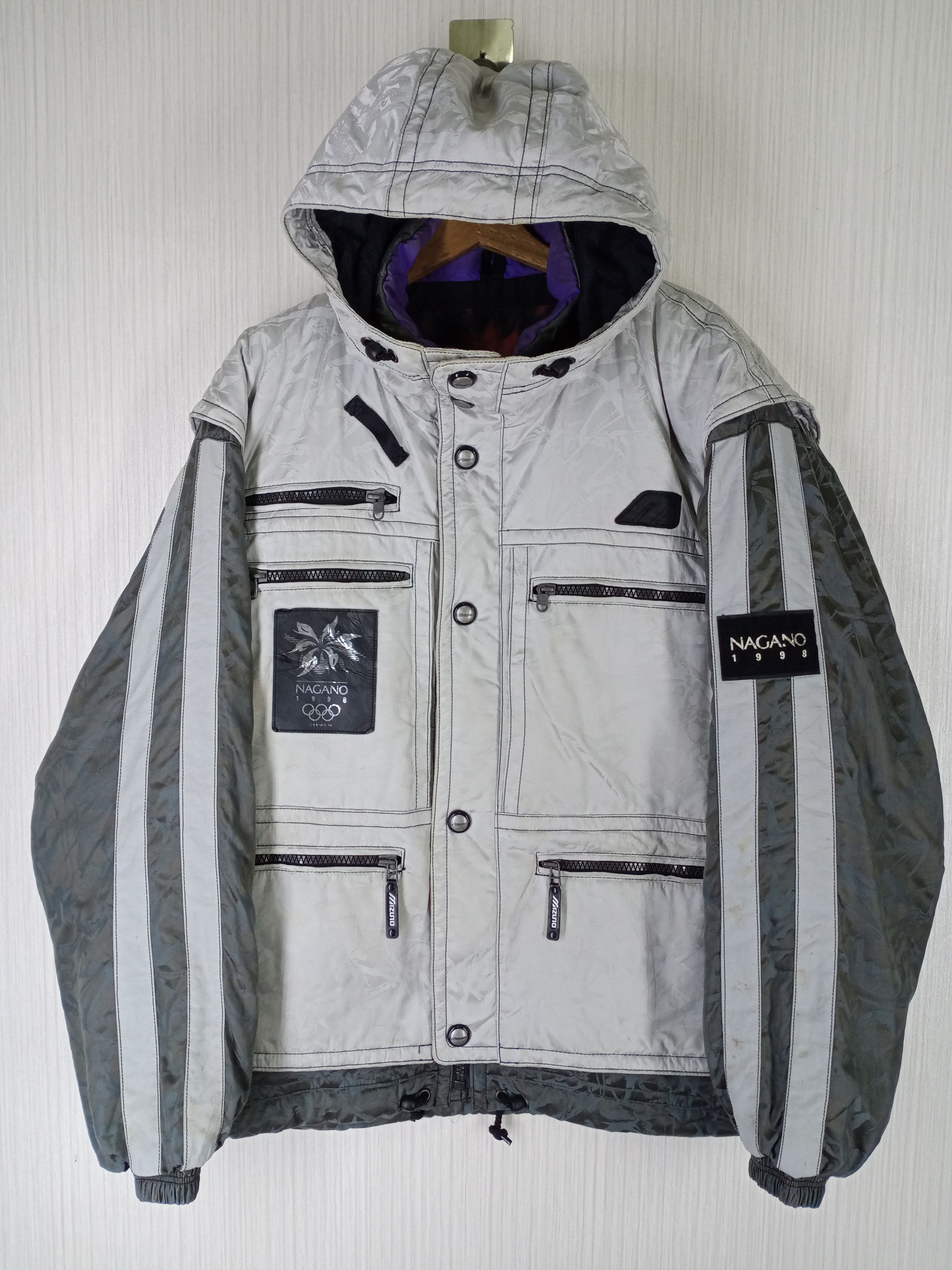USA Olympics Rare Vintage 1998 Mizuno Nagano Olympic Japan Winter Jacket Size US XL / EU 56 / 4 - 1 Thumbnail