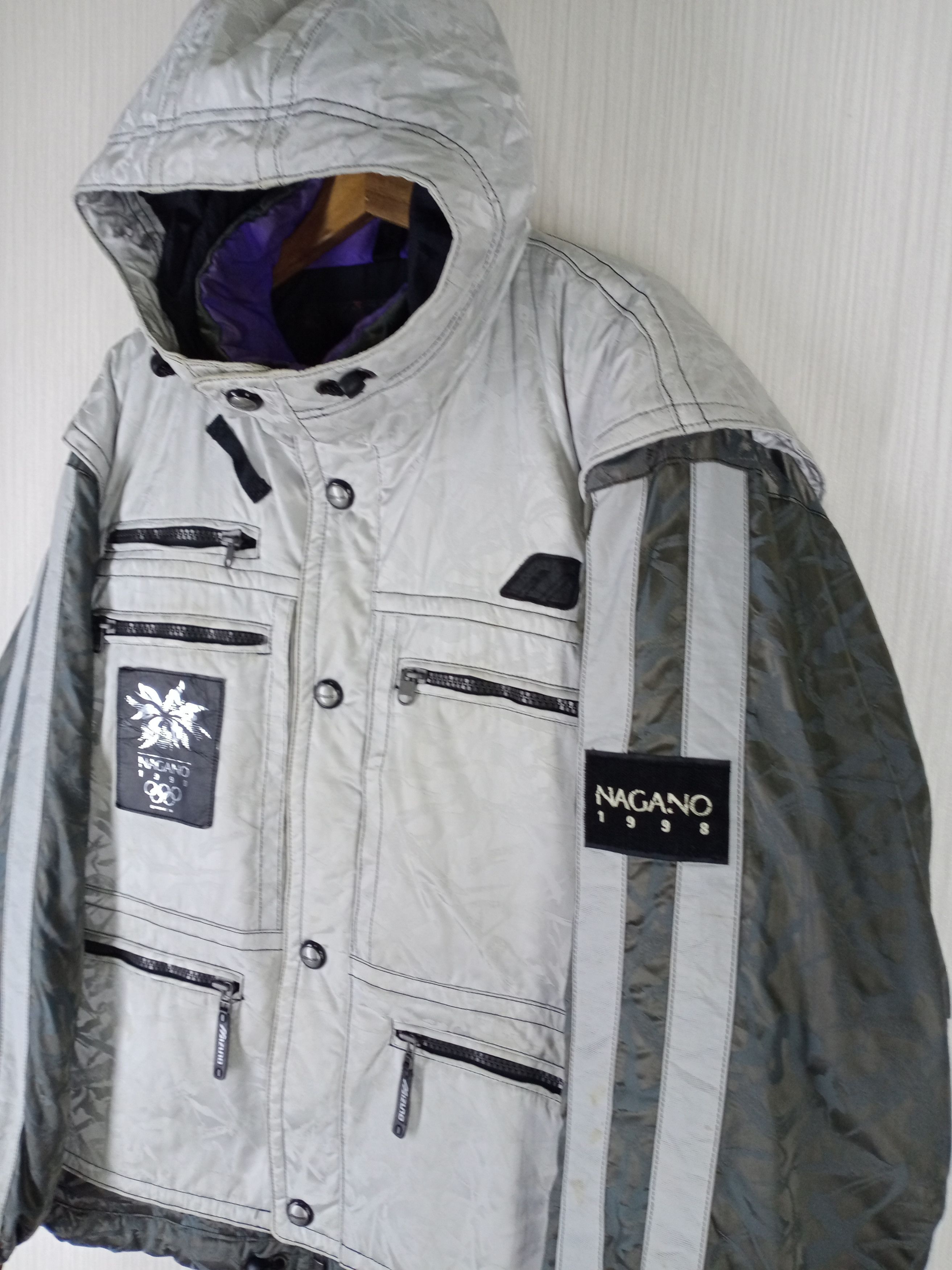 USA Olympics Rare Vintage 1998 Mizuno Nagano Olympic Japan Winter Jacket Size US XL / EU 56 / 4 - 5 Thumbnail