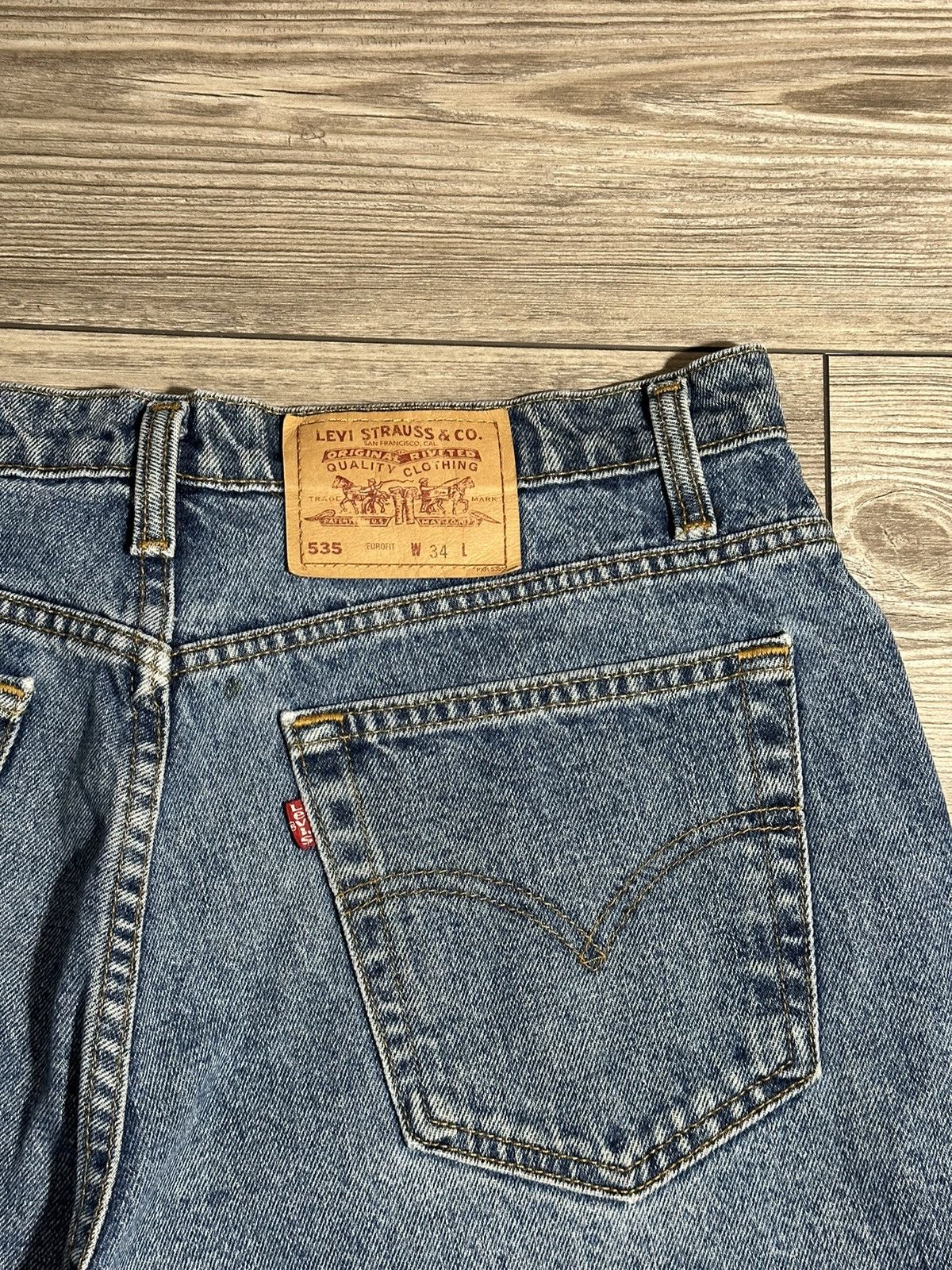 Levi's Vintage 90’s Levis 535 Denim Shorts Size US 34 / EU 50 - 3 Thumbnail