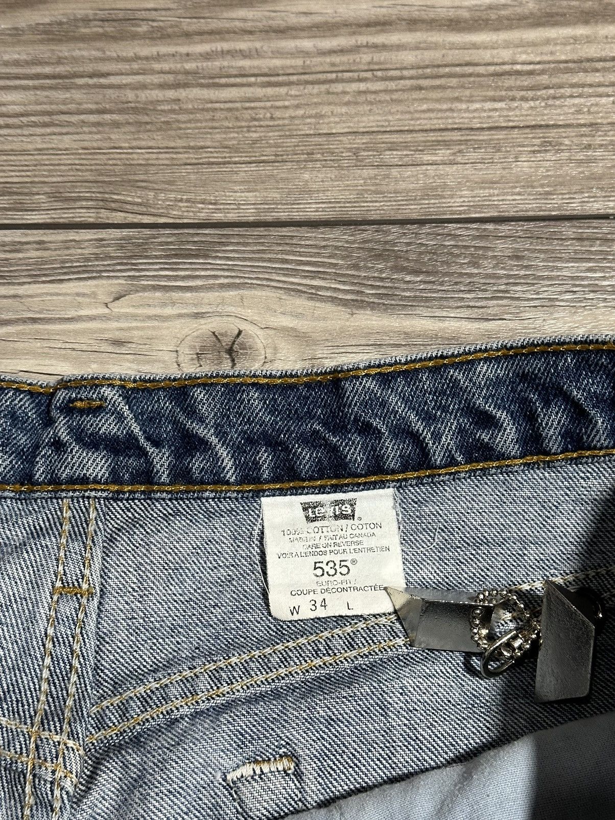 Levi's Vintage 90’s Levis 535 Denim Shorts Size US 34 / EU 50 - 4 Thumbnail