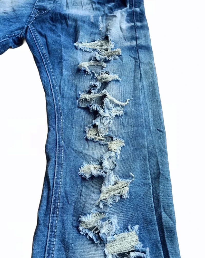 Vintage Japanese TMK Distressed Jeans Size US 32 / EU 48 - 4 Thumbnail