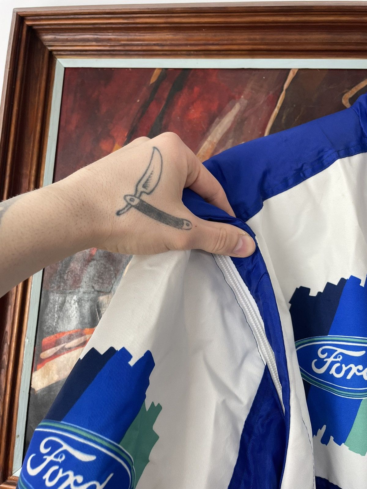 Ford Ford Racing Jacket Nascar Streetwear Vintage Y2k Hype Rare Size US XL / EU 56 / 4 - 3 Thumbnail
