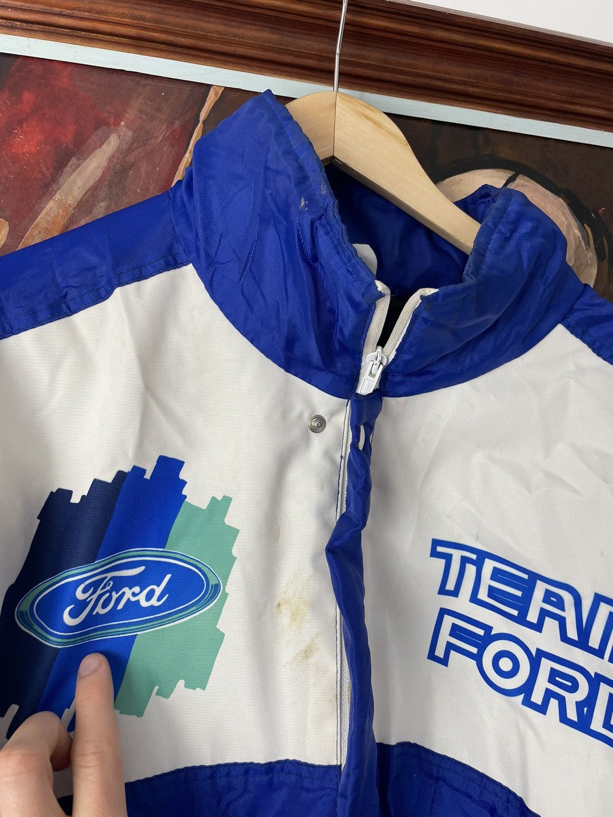 Ford Ford Racing Jacket Nascar Streetwear Vintage Y2k Hype Rare Size US XL / EU 56 / 4 - 7 Thumbnail