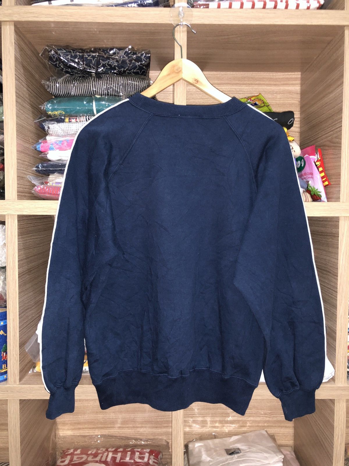 Kappa Rare Vintage Kappa Side Tape Big Logo Sweatshirts Pullover Size US M / EU 48-50 / 2 - 2 Thumbnail