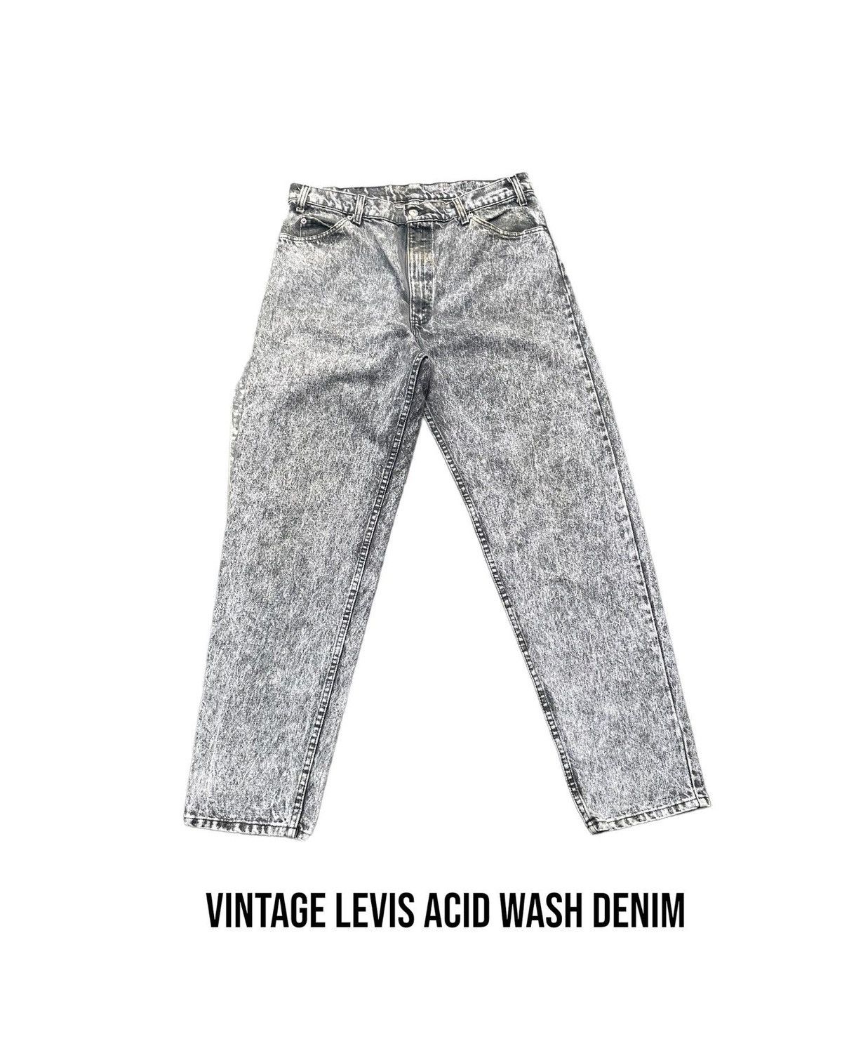 Levi's Vintage Levis Acid Wash Black Tag Denim Size US 36 / EU 52 - 1 Thumbnail