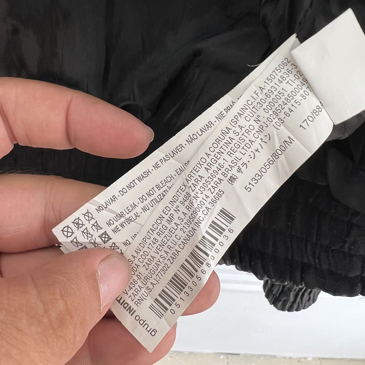 Japanese Brand VINTAGE ZARA BASIC BIKER PARACHUTE LEATHER JACKET Size US M / EU 48-50 / 2 - 12 Thumbnail