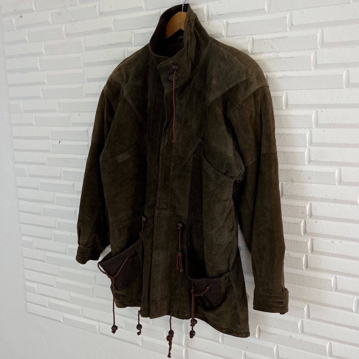 Japanese Brand PARACHUTE BIKER RIDER LEATHER JACKET JAPAN DESIGN Size US M / EU 48-50 / 2 - 11 Thumbnail