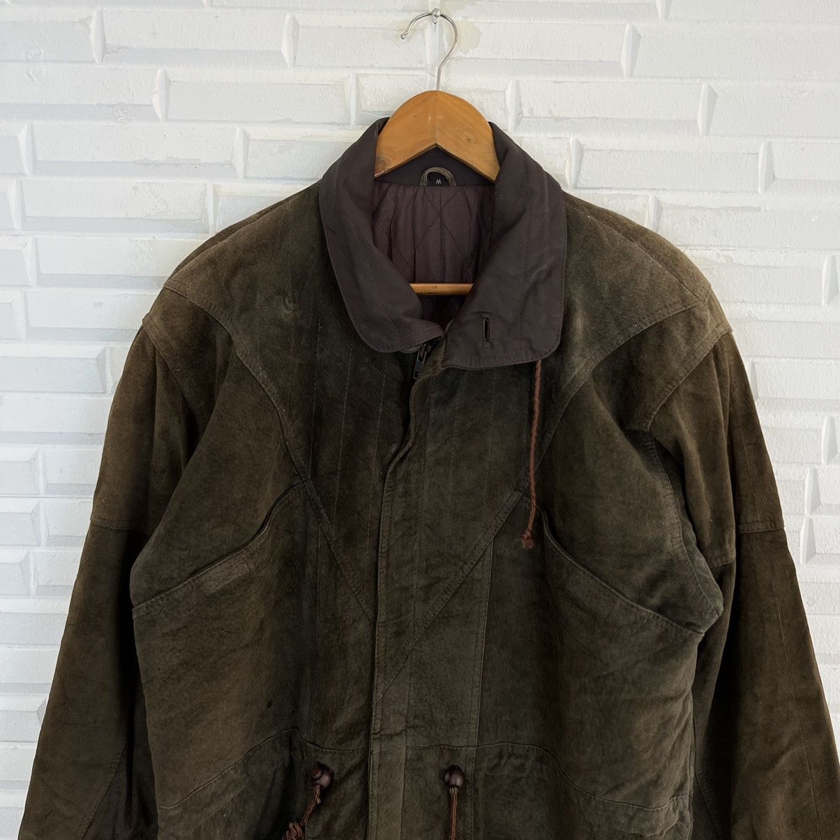 Japanese Brand PARACHUTE BIKER RIDER LEATHER JACKET JAPAN DESIGN Size US M / EU 48-50 / 2 - 3 Thumbnail