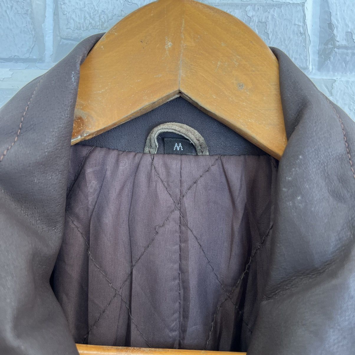Japanese Brand PARACHUTE BIKER RIDER LEATHER JACKET JAPAN DESIGN Size US M / EU 48-50 / 2 - 15 Thumbnail