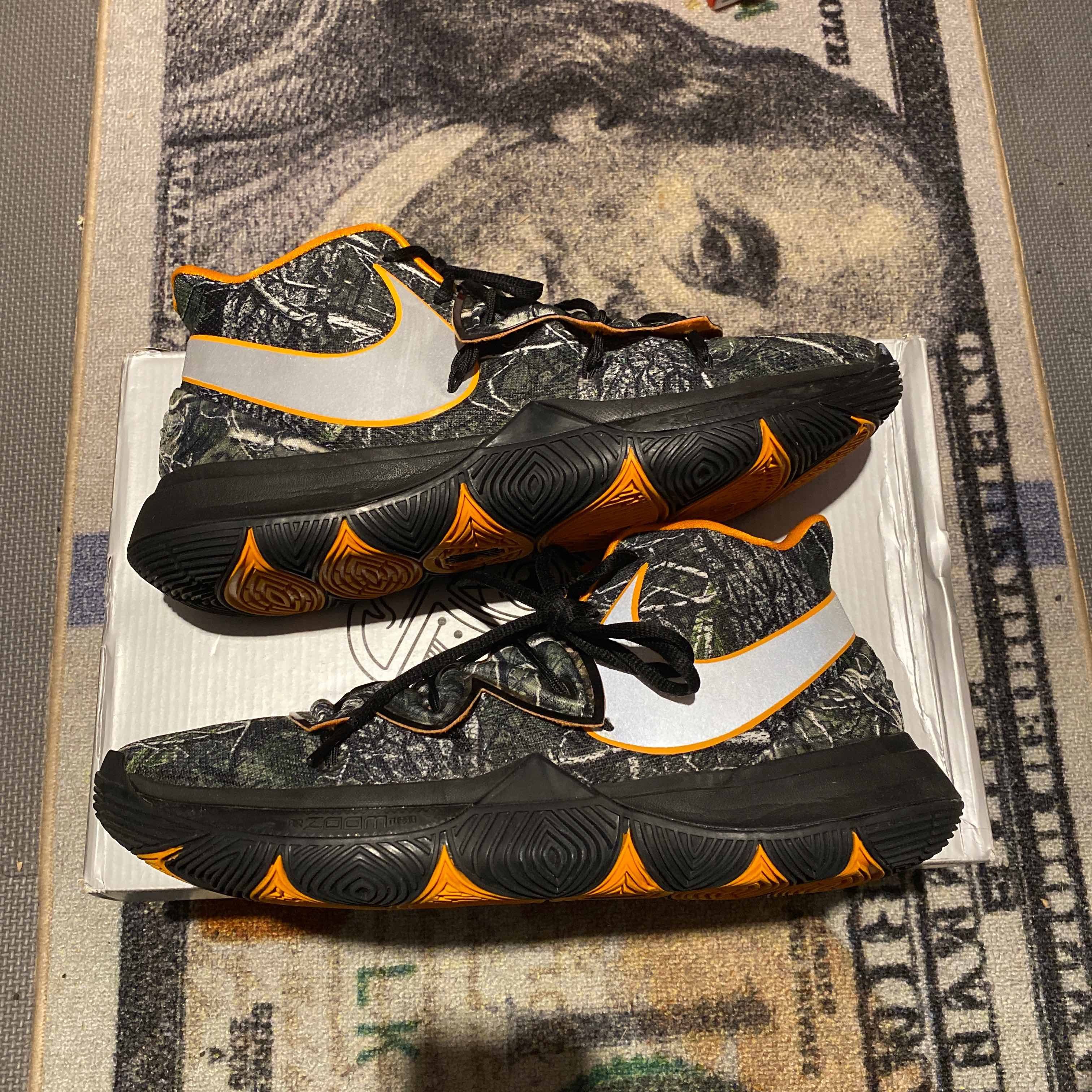 Pre-owned Nike Kyrie 5 Taco Pe Shoes In Orange